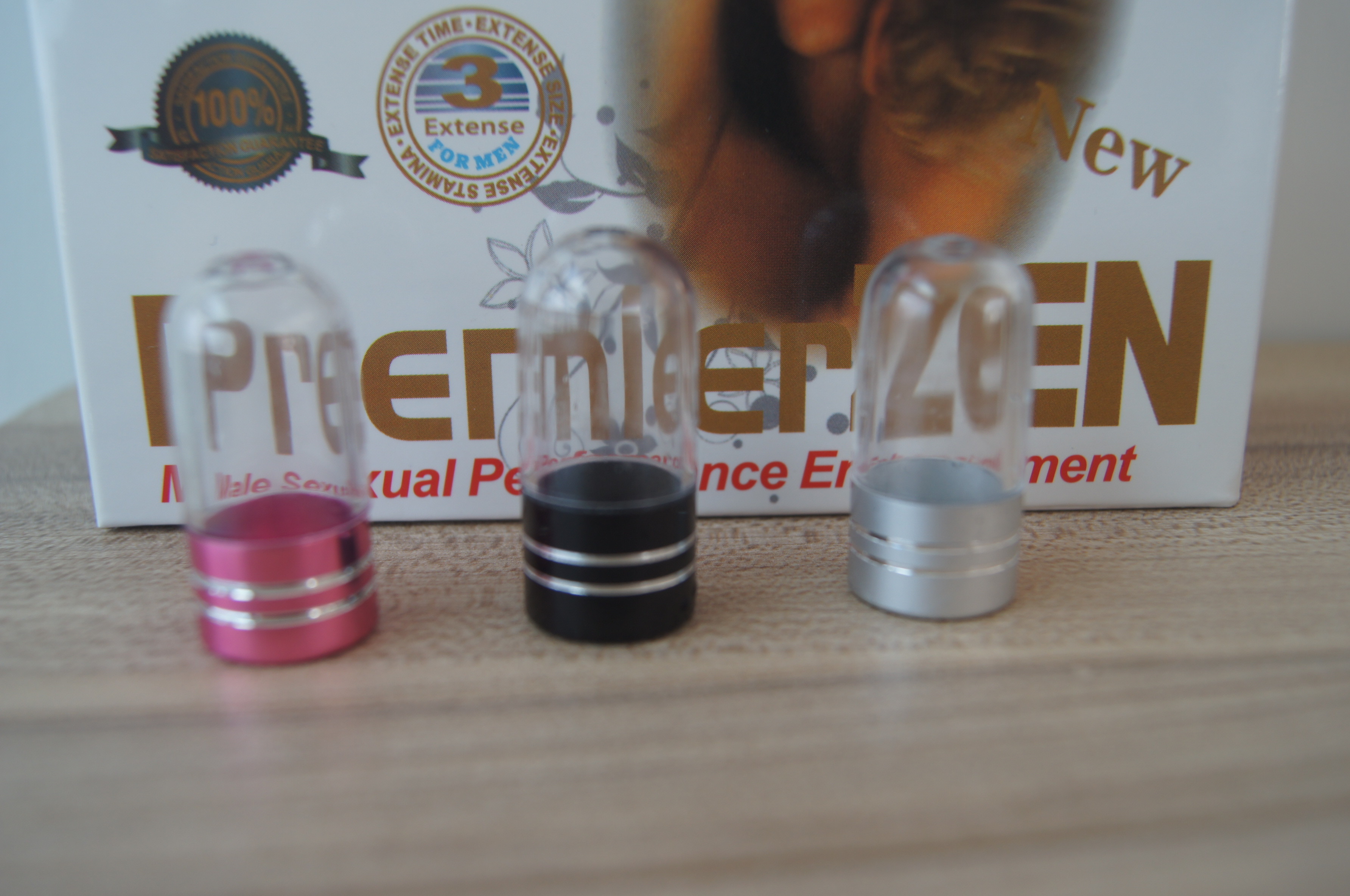 Puste plastikowe butelki tabletek Kapsułkowe pojemniki butelka PremierZen 3d Karty pakowanie