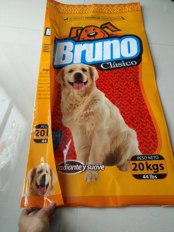 Boczna kieszeń z przegrodami na żywność Opakowanie z bocznymi kieszenią na karmę dla zwierząt domowych