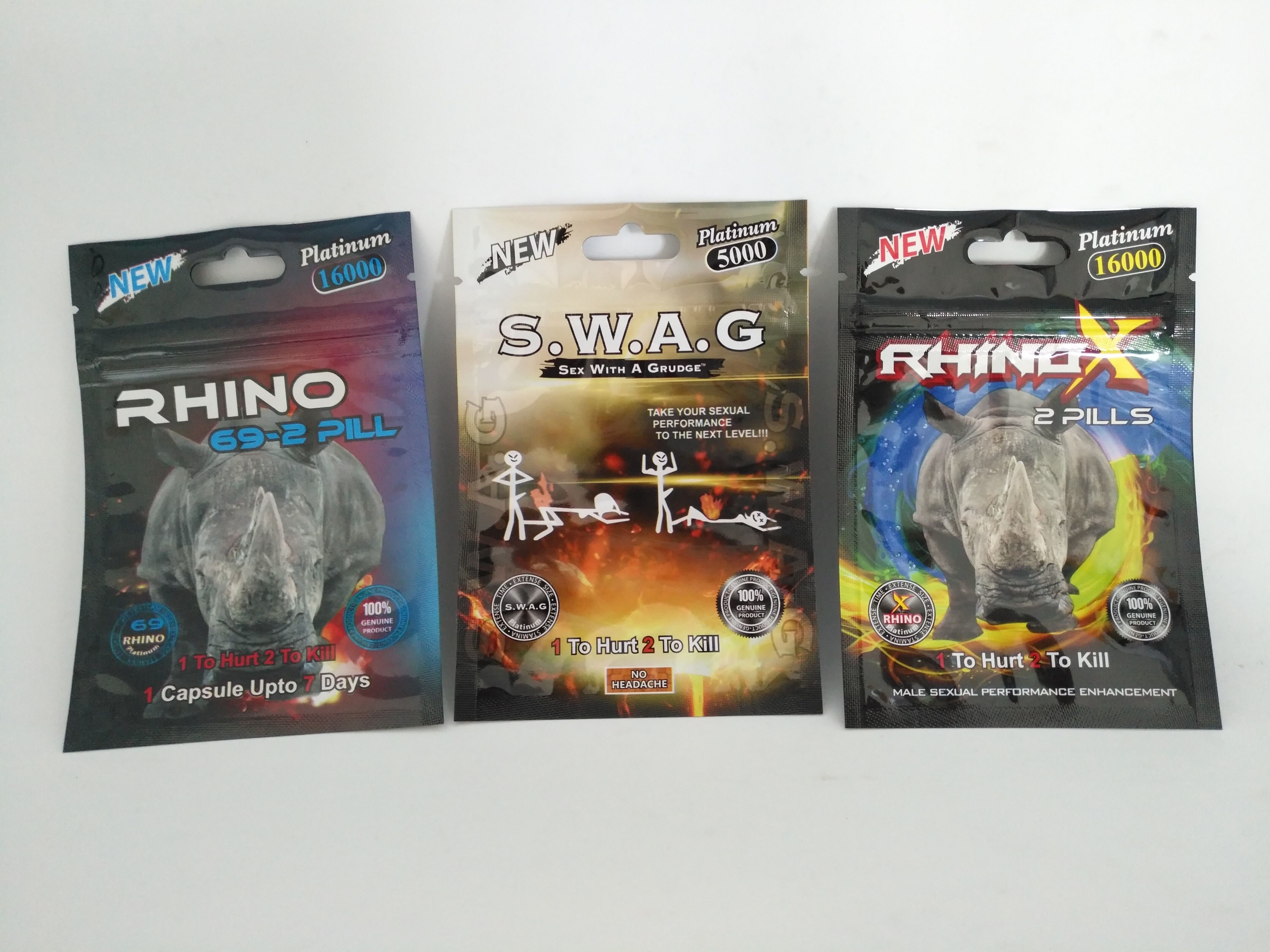 Opakowanie foliowej torebki z żywnością Encore Hard Medical Ziplock Pill Bags