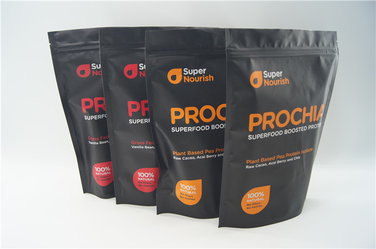 Pokrowiec na żywność z zamknięciem na zamek do pakowania w proszku