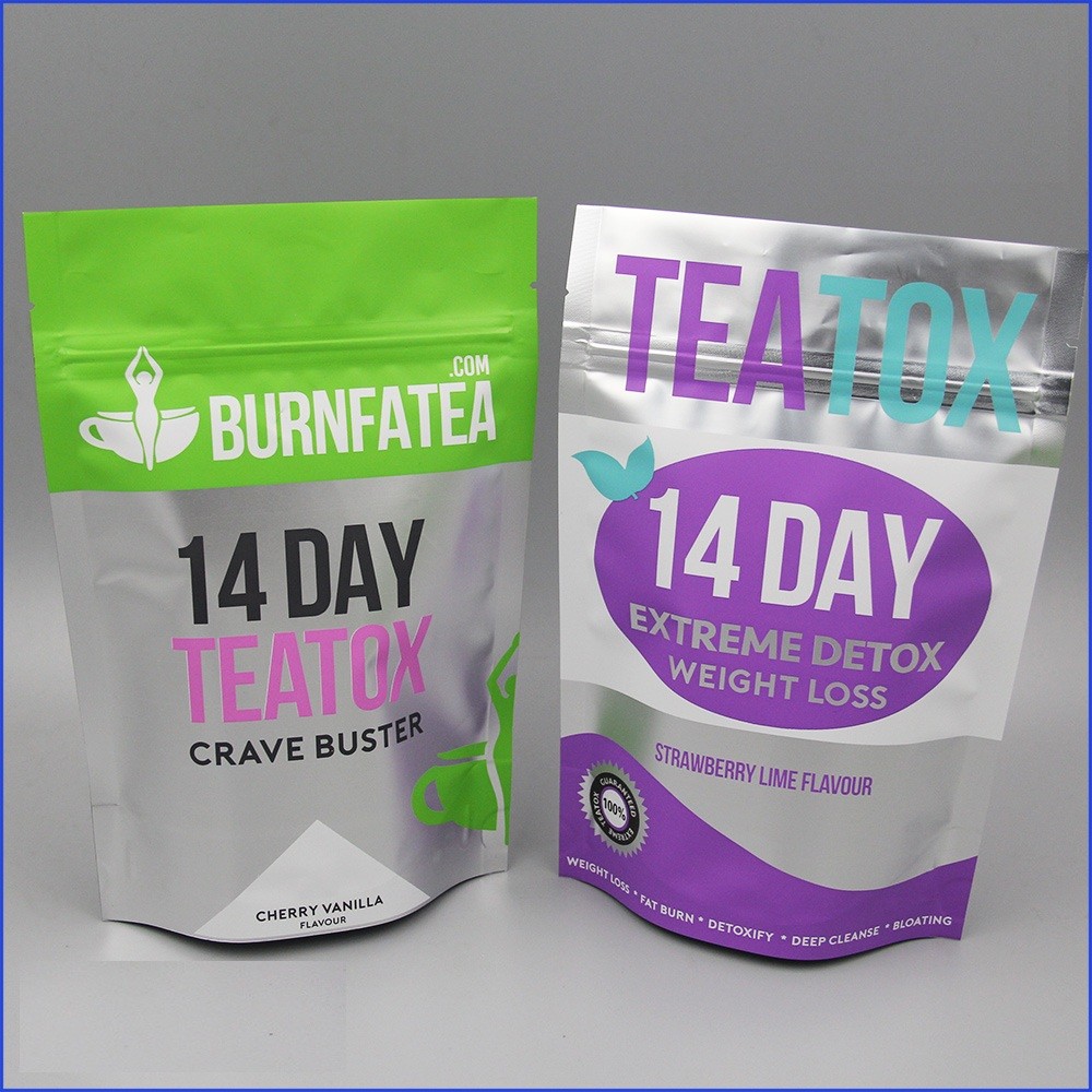 Etykiety prywatne woreczki z folii aluminiowej w proszku w woreczku na zamek / 1 kg 500 g w proszku z proszkiem proteinowym serwatki / 250 g proszku w proszku doypack