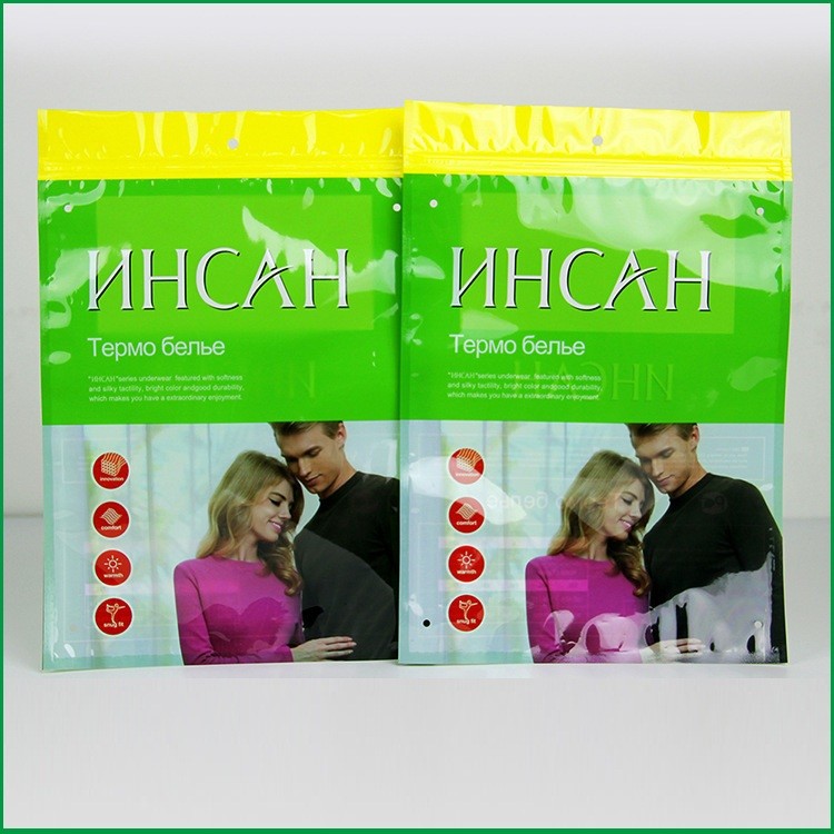 Niestandardowe worek plastikowy Ziplock Opakowanie T - plastikowy worek do pakowania odzieży