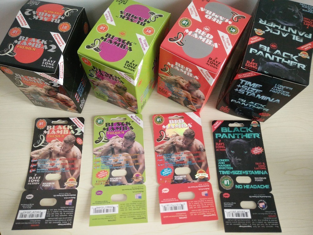 Gorąca sprzedaż tabletki wzmacniające męskie Rhino kartą opakowania i wyświetlacz z efektem 3D