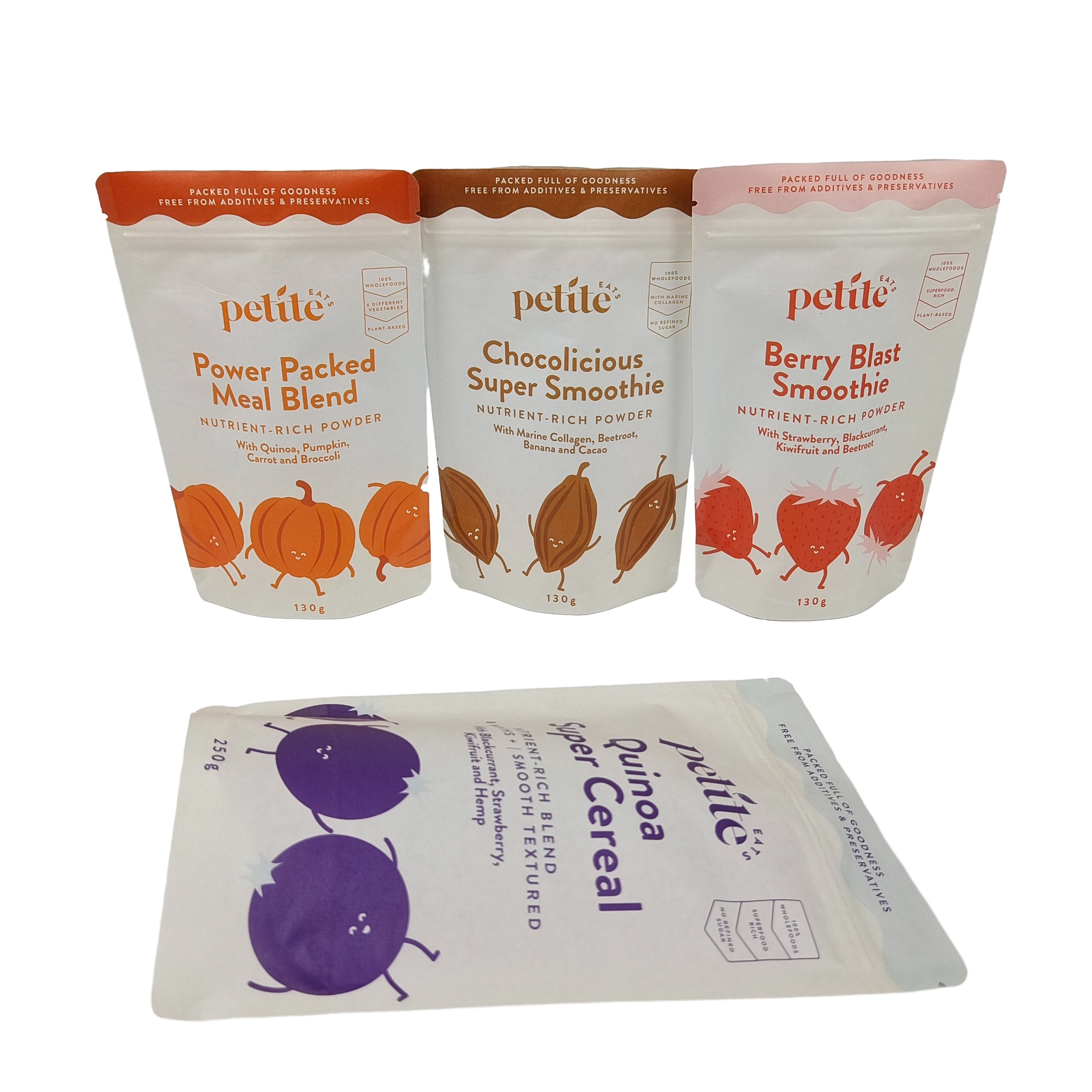 Biologicznie ulegające rozkładowi torby stojące z cyprem Custom Logo Drukowany Doypack Do Kawy Herbaty Opakowania worki żywnościowe