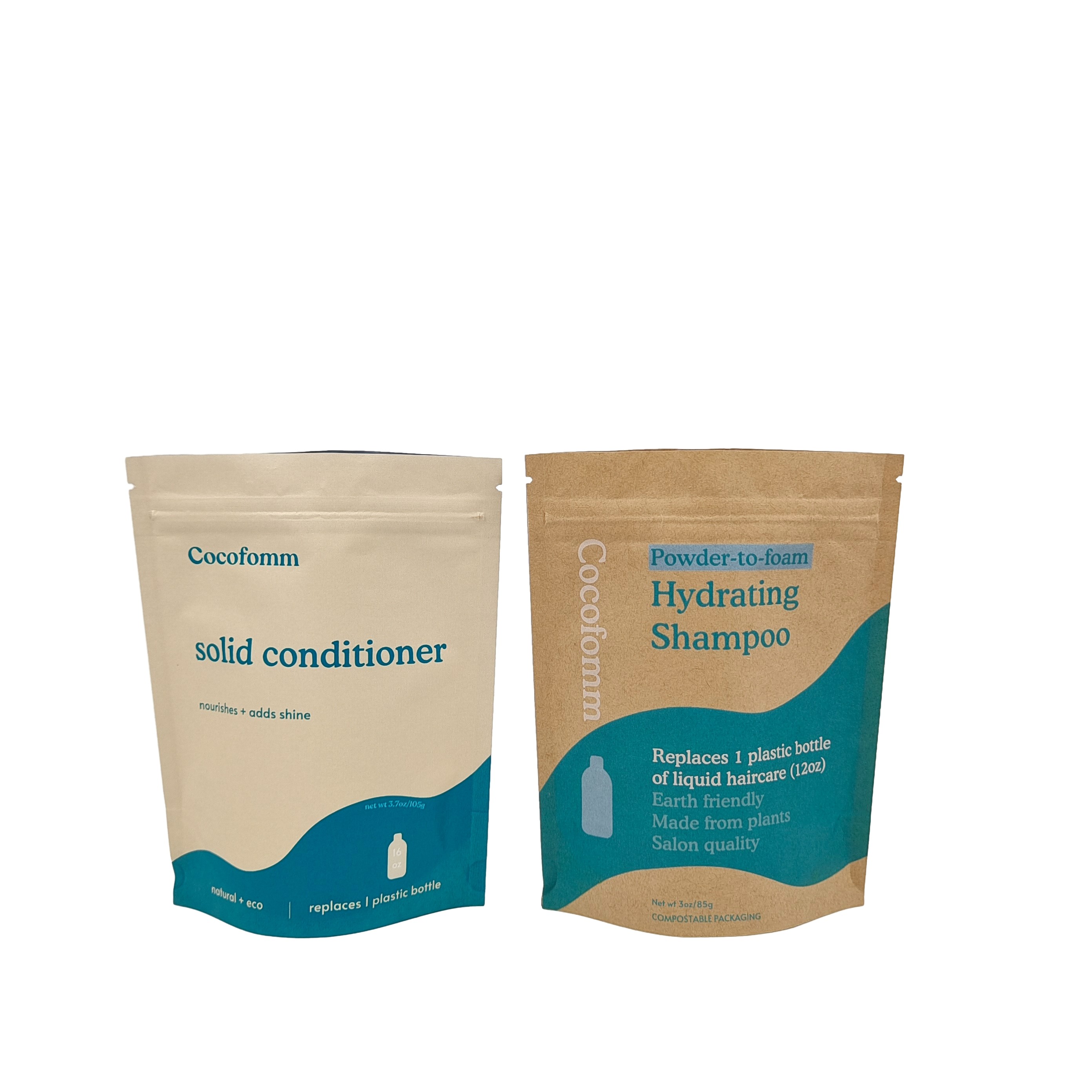 Biodegradowalny Doypack Recykling Custom Stand Up Pocket With Zip Lock Kraft Paper Bags Jedalne worki opakowawcze