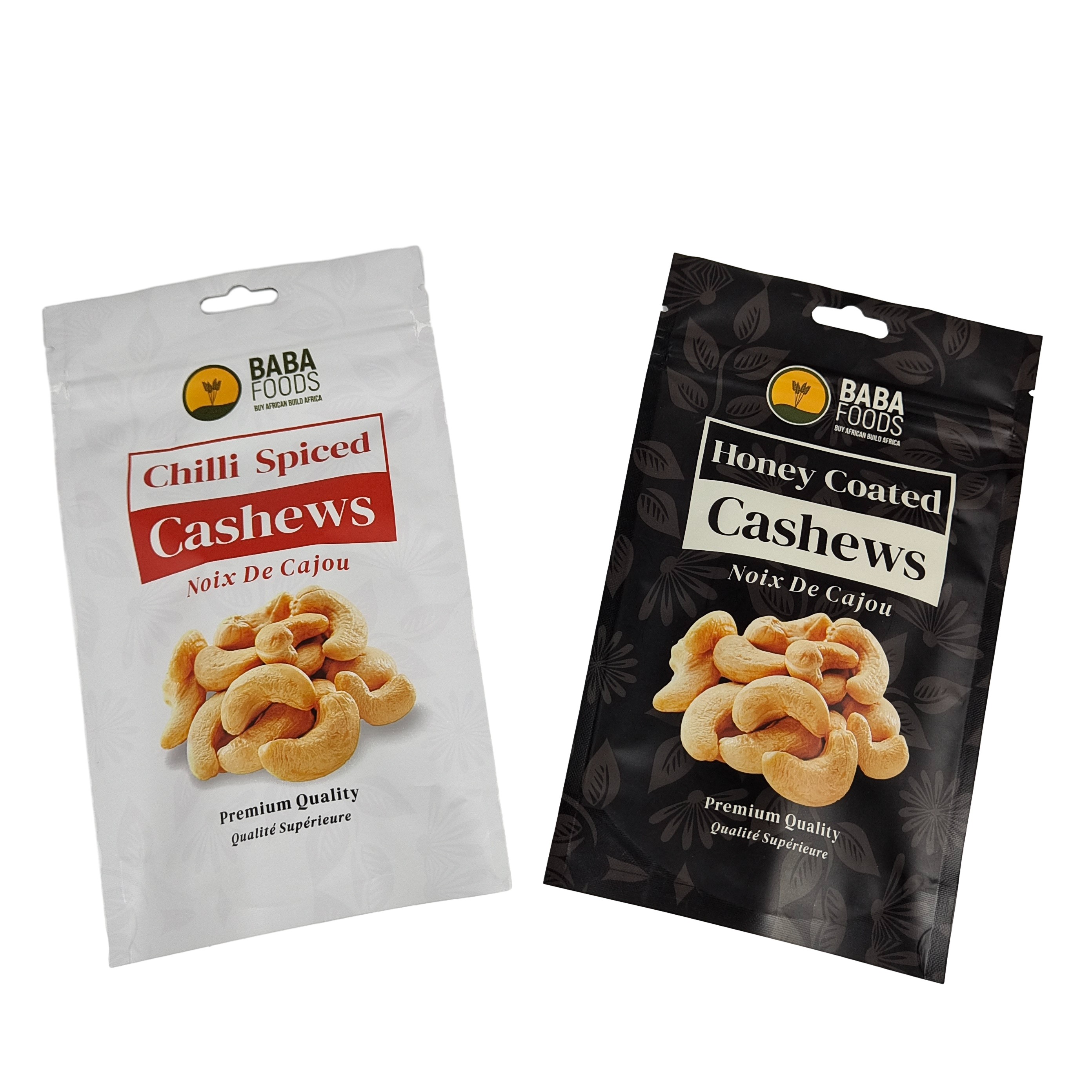 Opakowanie żywnościowe z folii aluminiowej z tworzyw sztucznych Opakowanie przekąski odnawialne opakowanie stand up z zamkiem