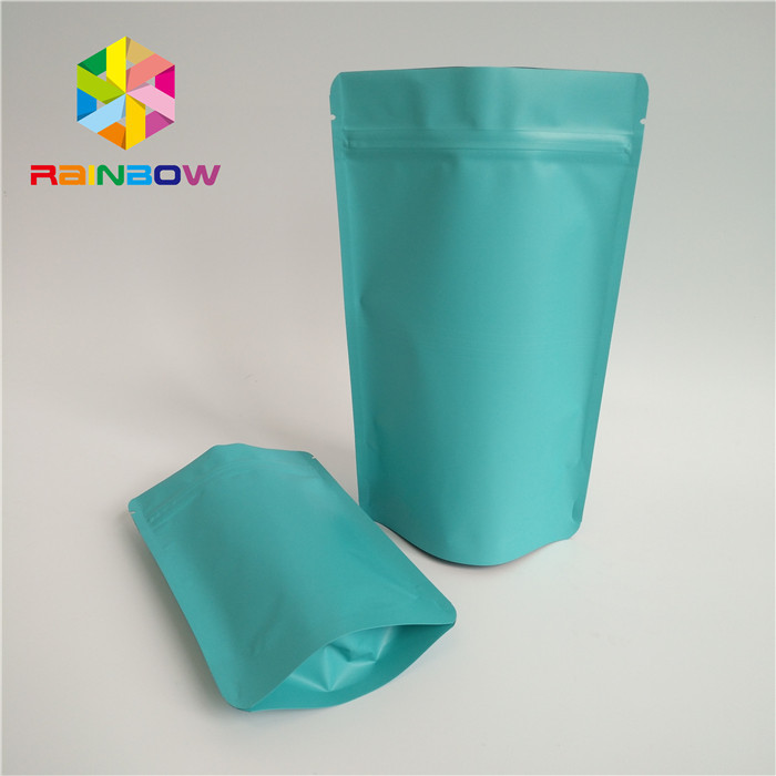 Naturalne torebki z zielonej herbaty Opakowania Matowe powierzchnie Samoprzylepne Ziplock