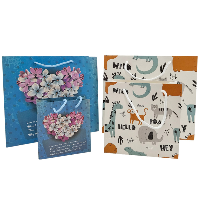 Zestaw opakowań papierowych Kraft Bag wysokiej jakości biodegradowalne torebki handlowe