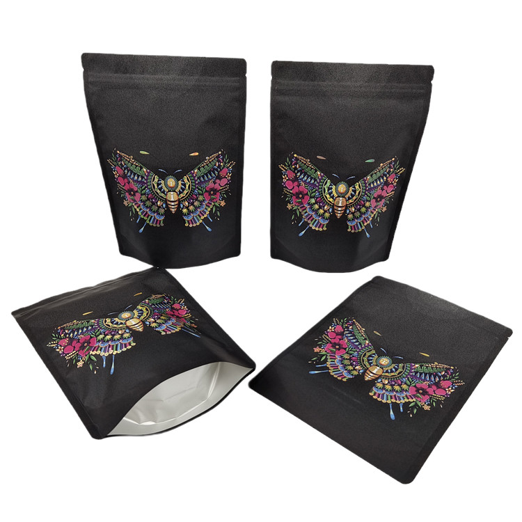 Gorąca sprzedaż Niestandardowe torby przeciwzapalne z logo Drukowanie cyfrowe Biodegradowalne, ponownie zamknięte torby Mylar