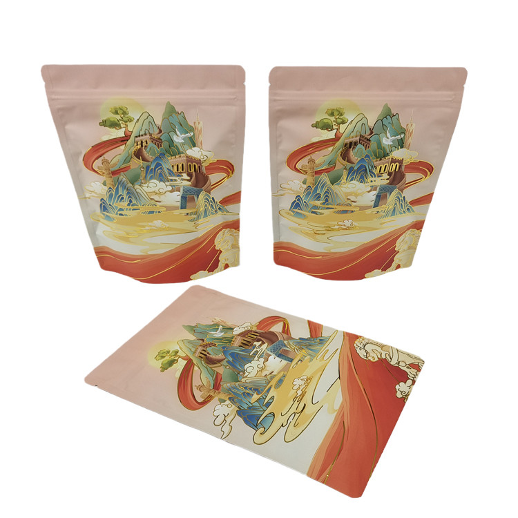 Najlepiej sprzedający Custom Soft Touch Mylar Bag Stand Up Aluminium Foil 3.5g Smell Proof Protein Coffee Spice Flour Packaging Po