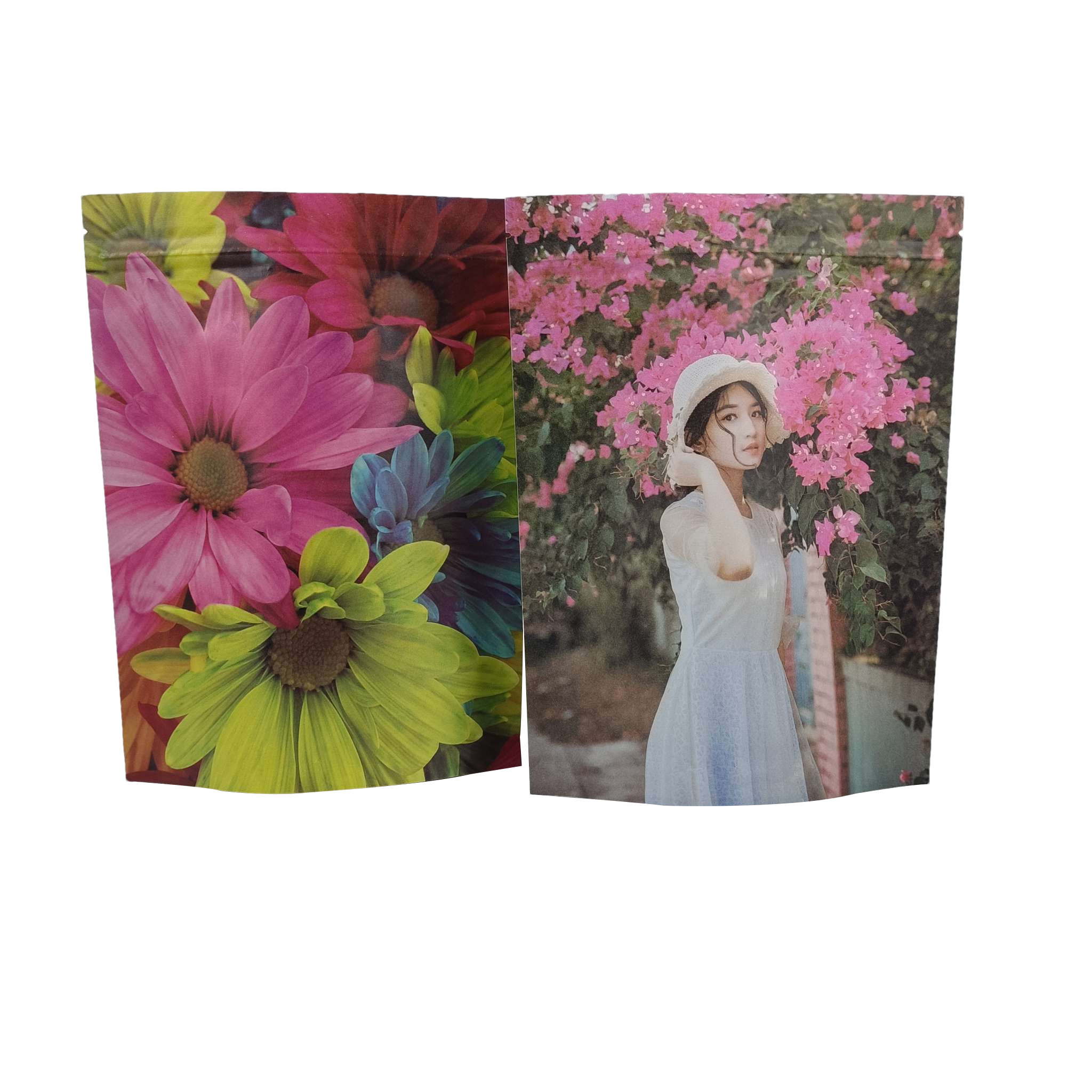 Zamknięte plastikowe torby opakowaniowe z folii aluminiowej