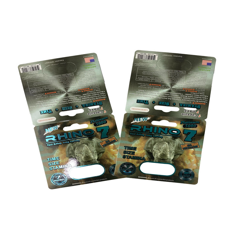 Opakowanie Gummy Bear Pigułki wzmacniające seksualność męską Blister Karton papierowy