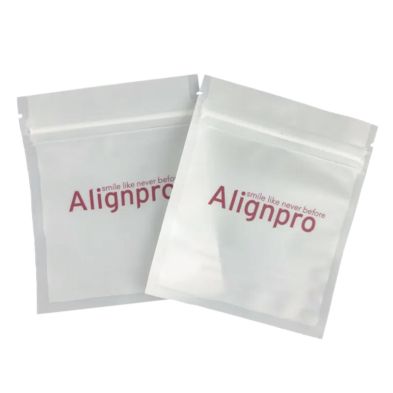 Druk cyfrowy plastikowe torebki opakowania z uchwytem uszczelniania pieczęcią cieplną