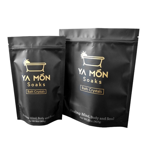 Srebro folia worki do stojącego worka do ścierania ciała z zamkiem Stojąc worek do ścierania ciała