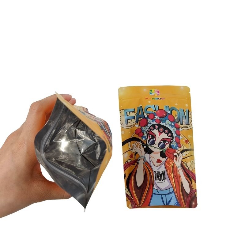 Zamówienie na zamówienie Akceptowane opakowania worek z przekąskami z zamówionym projektem