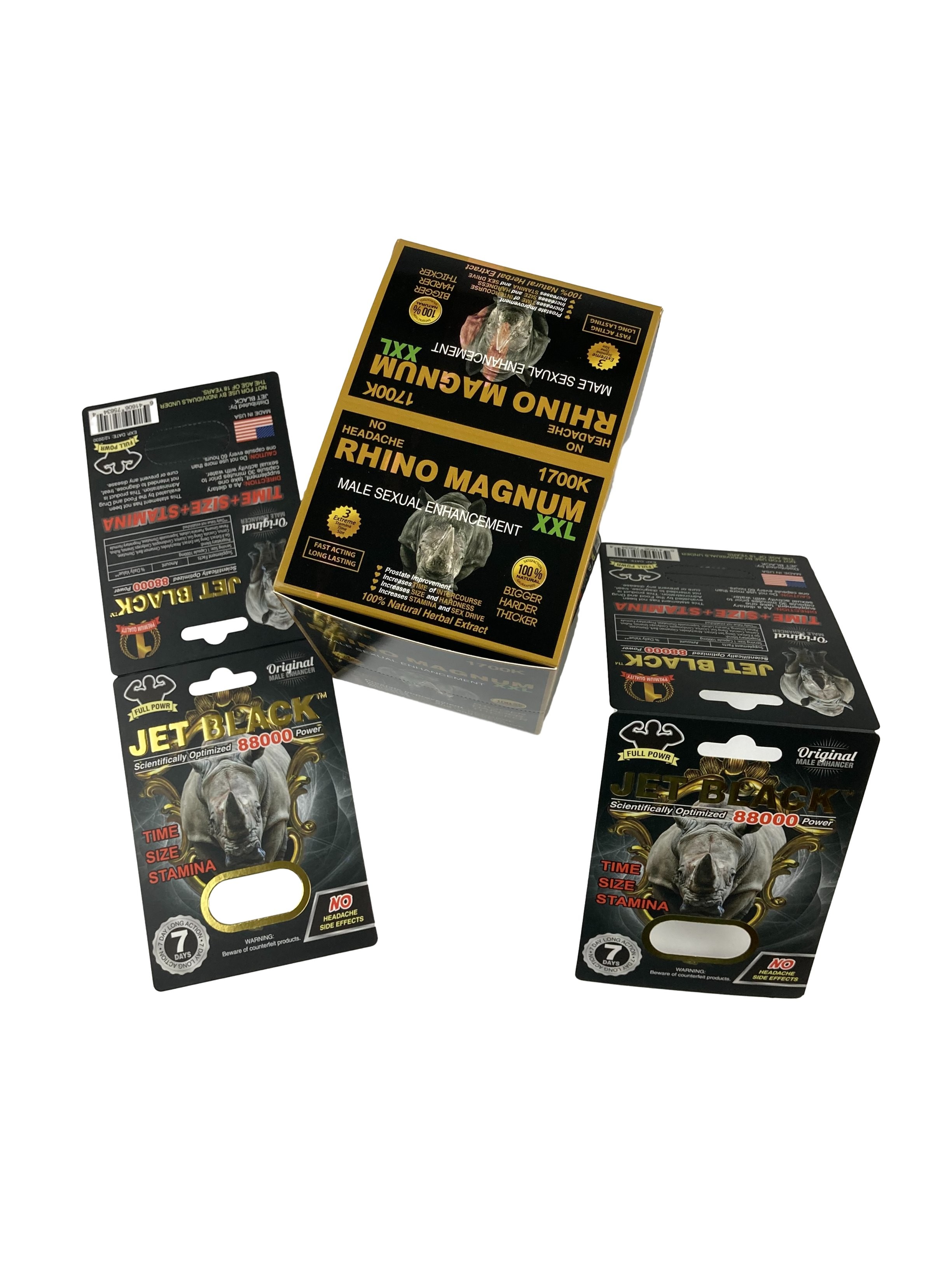 Gorąca sprzedaż Pigułki na zamówienie Opakowanie Kartka papierowa Tabletka nosorożec Tabletka Drukowana kartka papierowa z pęcherzem