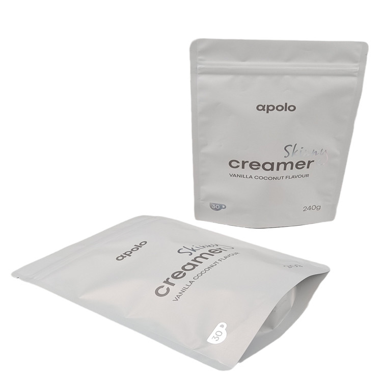 Fabrycznie dostarczana folia aluminiowa Gummy Candy Packaging Smell Proof Zipper Stand Up Mylar Bag for Coffee Protein Spices Fl