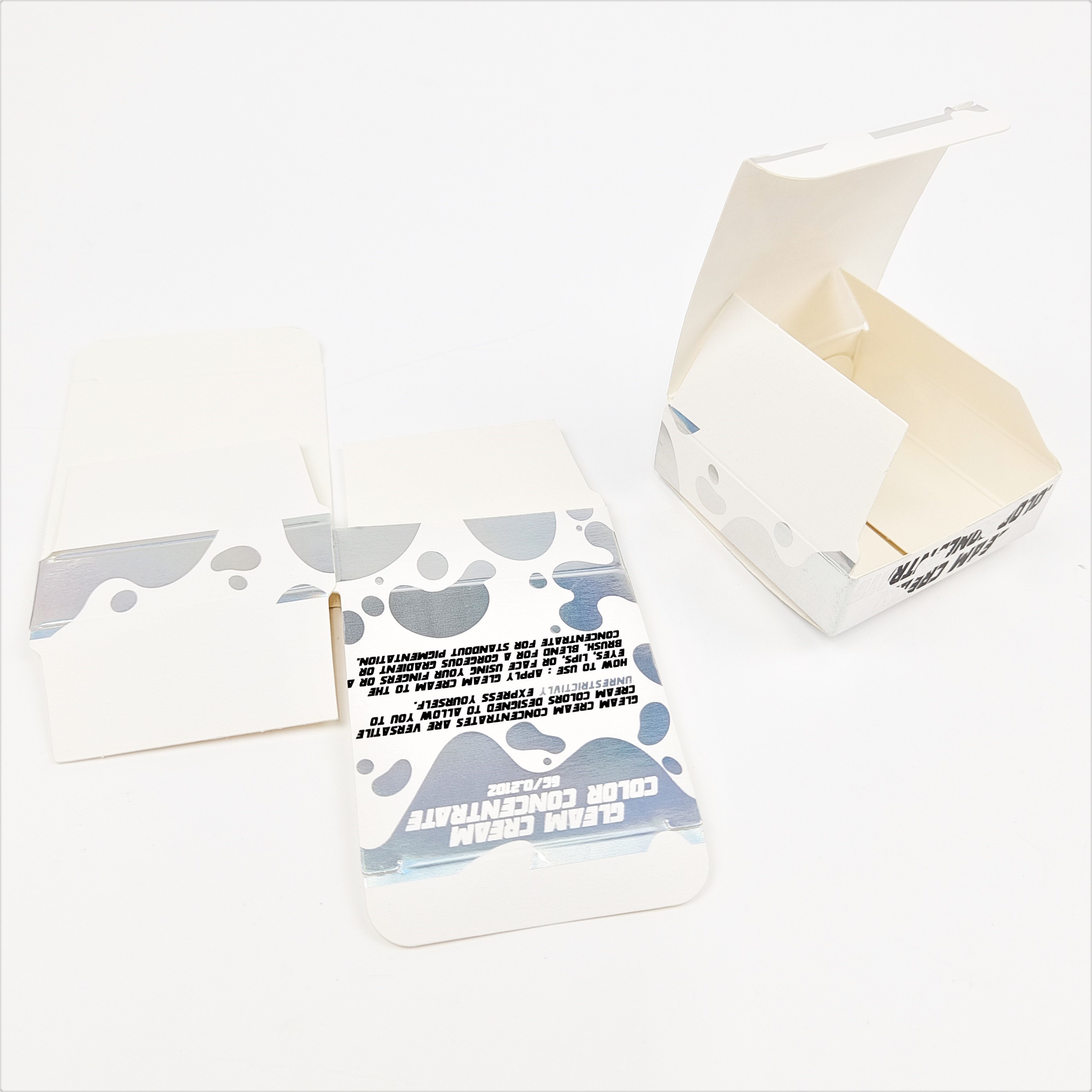 Powierzchnia błyszcząca wykończenie pudełko składane opakowanie grubość 350 g i więcej