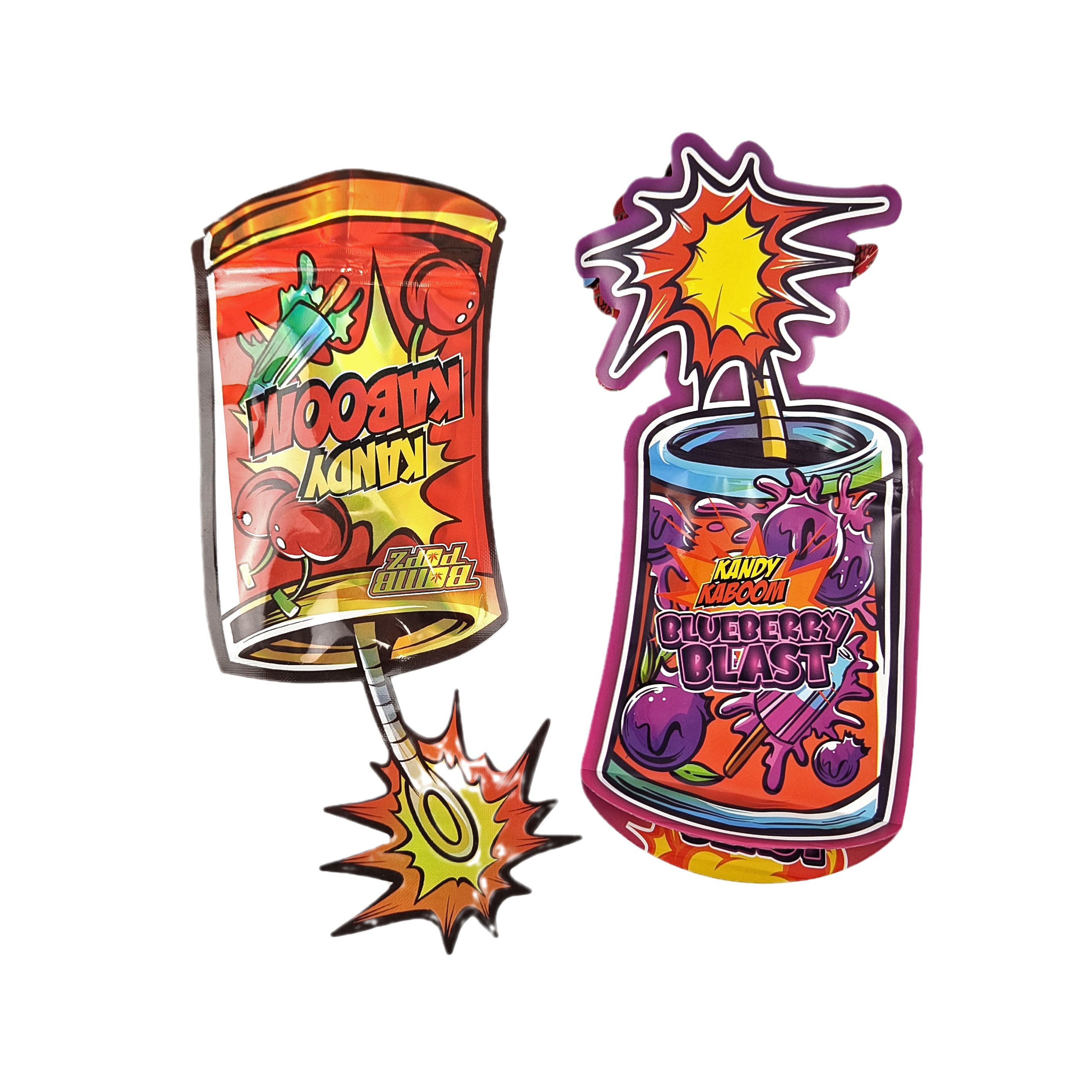 Specjalne opakowanie z zamkiem w kształcie miękkiego dotyku CBD dziecięce 3,5 g nieregularne plastikowe torebki