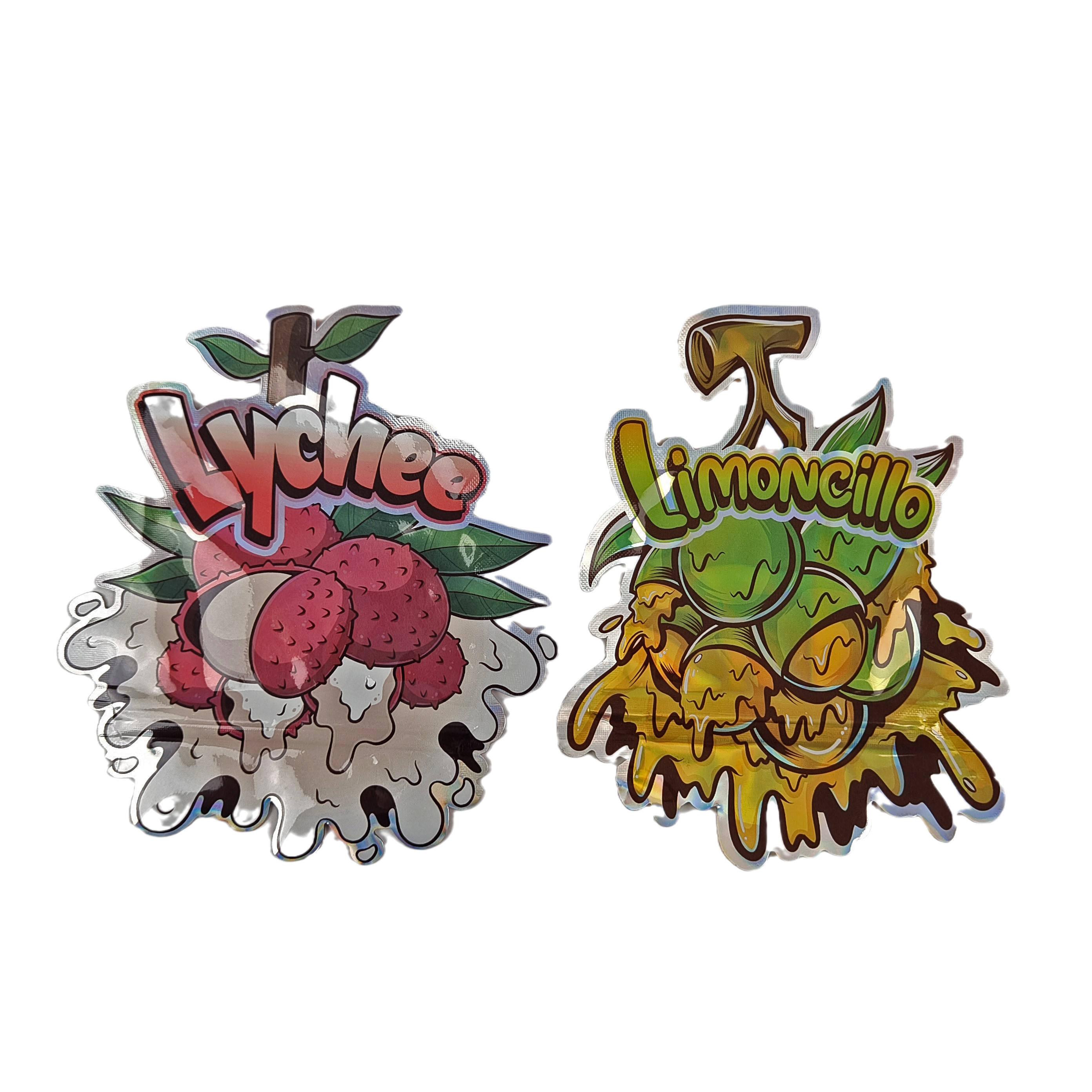 Nieregularny zamykany zamyk z wycięciem 3,5 g specjalnego kształtu opakowanie z tworzyw sztucznych