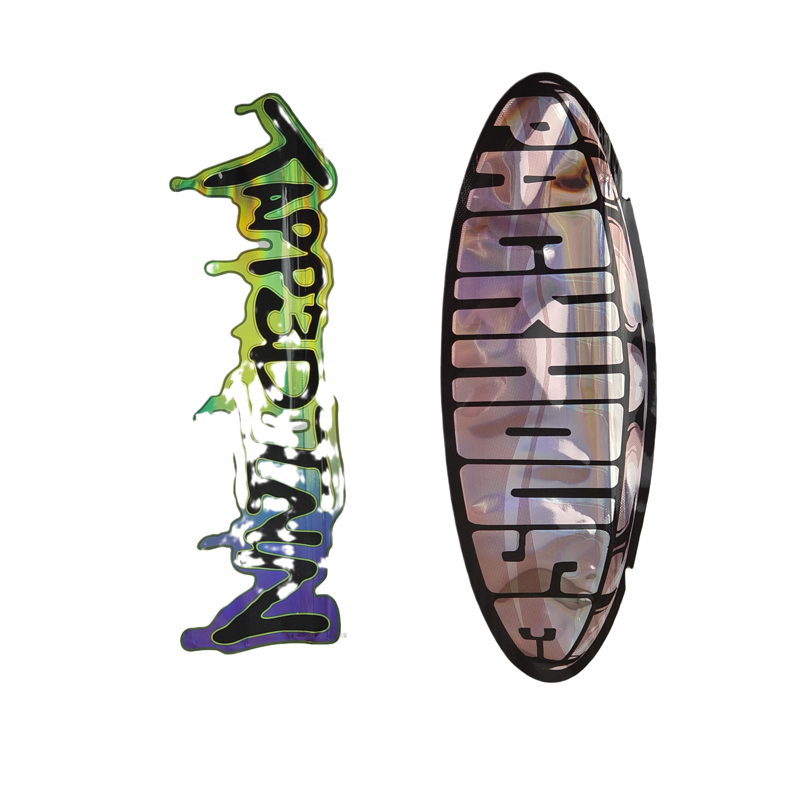 Nieregularne opakowanie Zipper Smell Proof Die Cut Plastic Packaging Bag