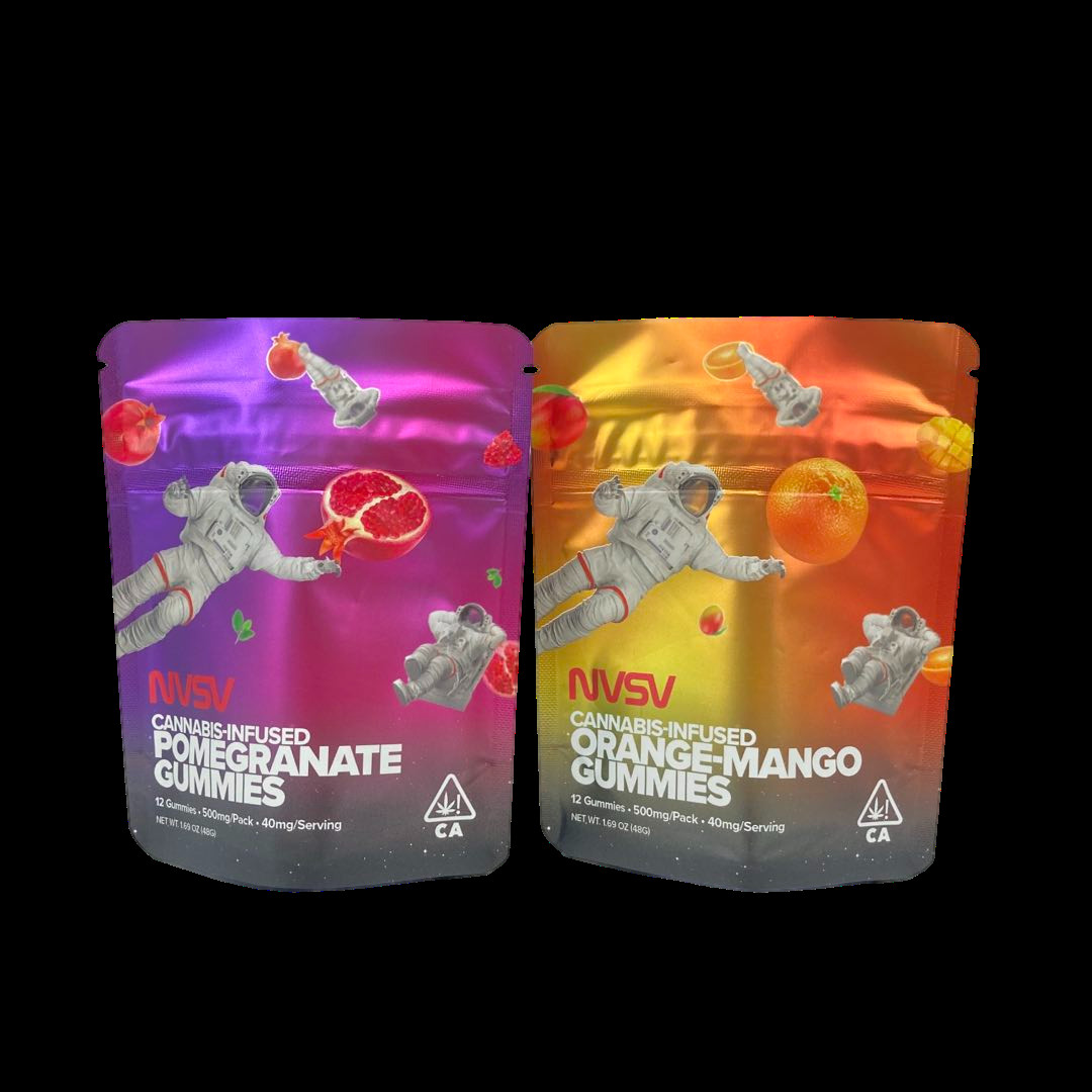 3.5 Gramy Plastic Bags Packaging Custom Label Drukowane CBD Cookies Znów zamykane