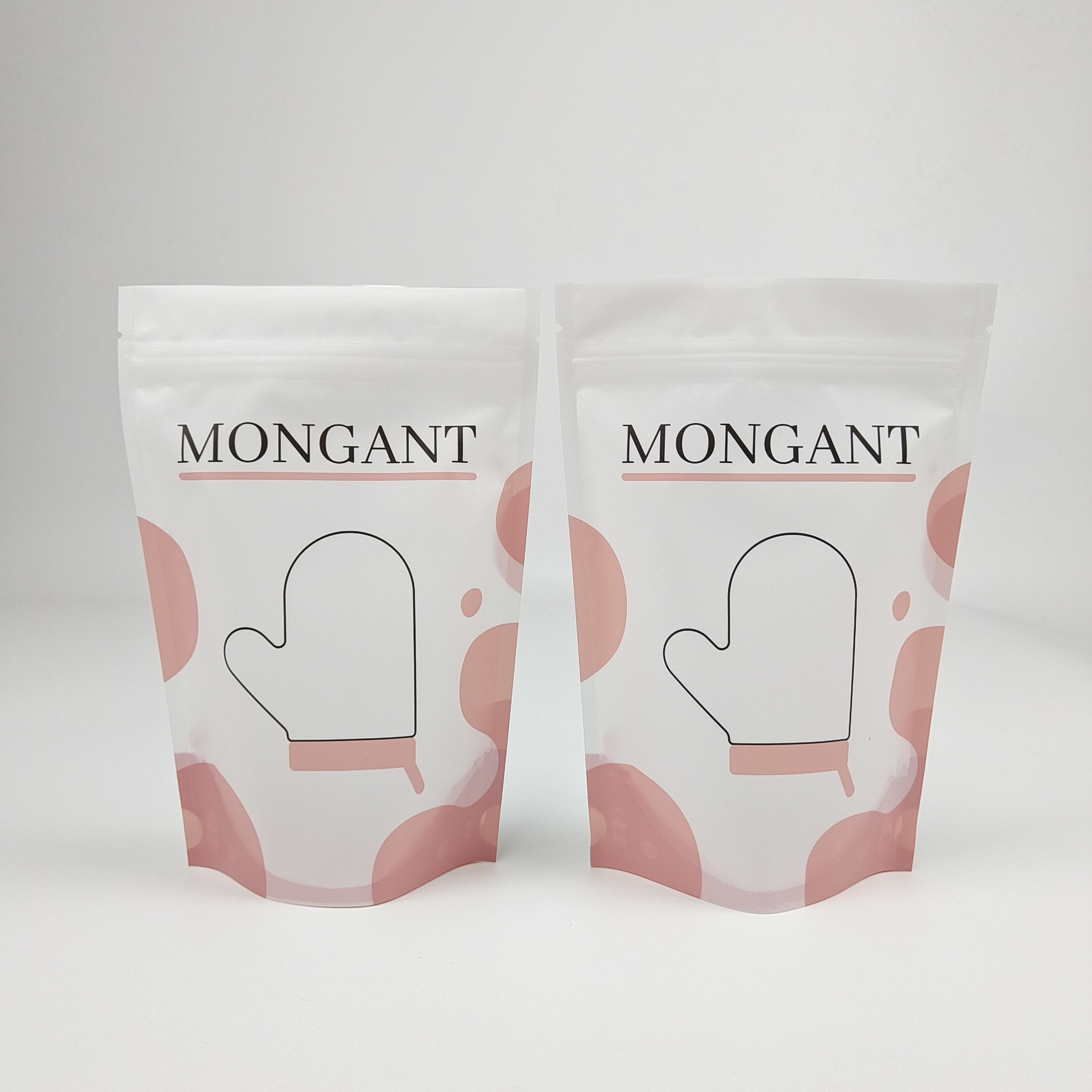 Laminatowy folia aluminiowa torba z zamkniętym zipem stand up pouch / Matt biały folia pouch / Custom Zip Lock torebka kawowa