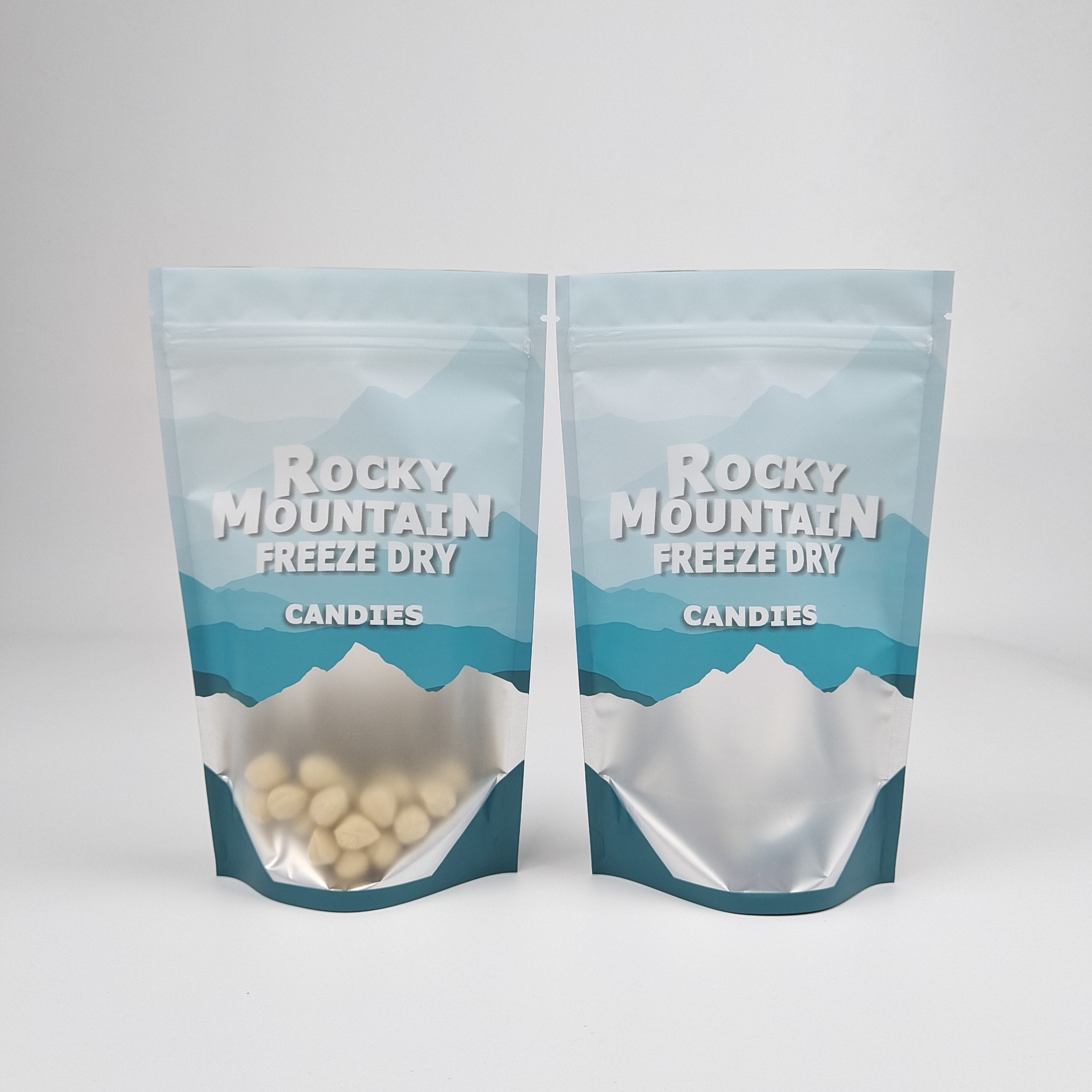 Niestandardowa pieczęć cieplna 250g 500g Candy Doypack Smell Proof Stand Up Pouch Plastic Packaging Mylar Ziplock Bags