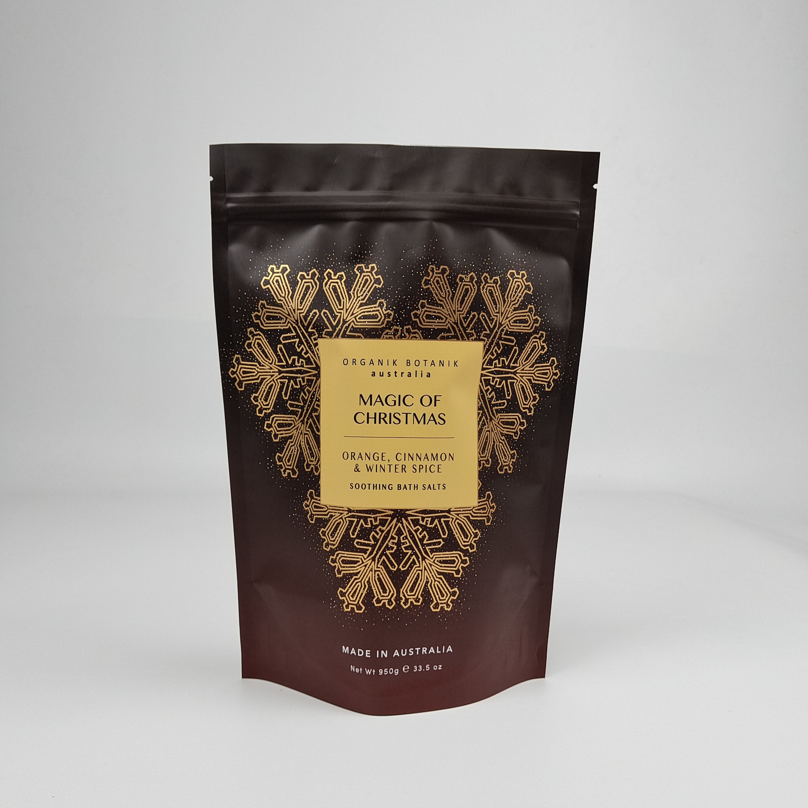 Mat Custom Drukowane sole kąpielowe Opakowanie Zip Lock Plastic Bag Bath Salt Body Scrub Stojący worek z zamkiem