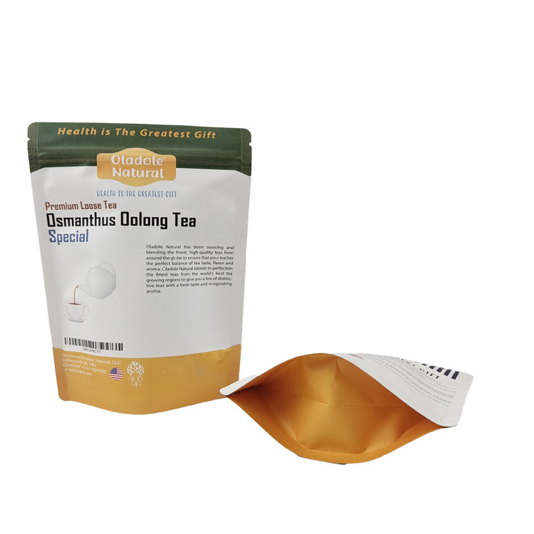 Niskie MOQ Stojąco ponownie zamykane zamki Kraft Paper Pocket Custom Biodegradable Ponownie zamykane torebki Mylar dla zwierząt domowych