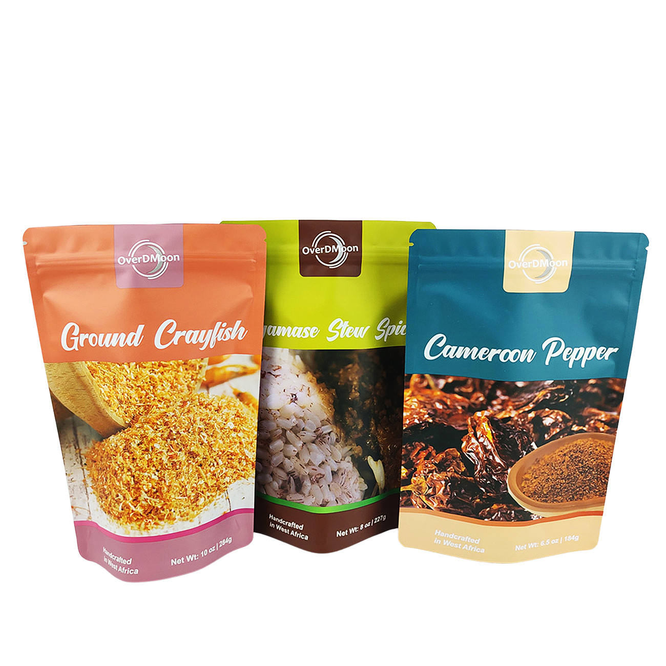 Matte Finished 250g plastikowy worek do przyprawy opakowania