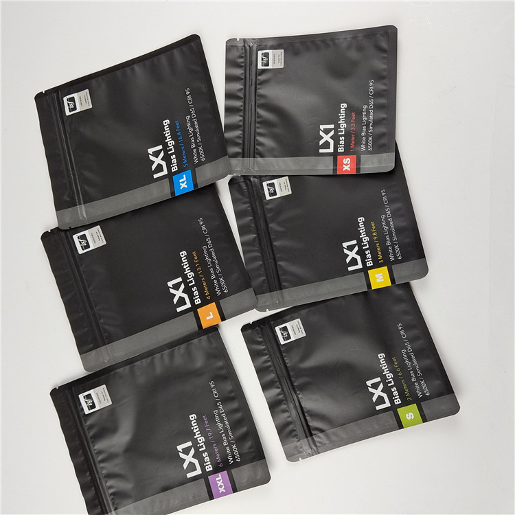 Najwyższej jakości Logo na zamówienie Drukowane worki z trzema stronami do pielęgnacji zębów Opakowania z przyjaznym dla środowiska i bezpiecznym materiałem