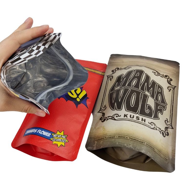 Yantian Port Shipping Herbal Incense Packaging w CMYK z stand up bag i zipperem