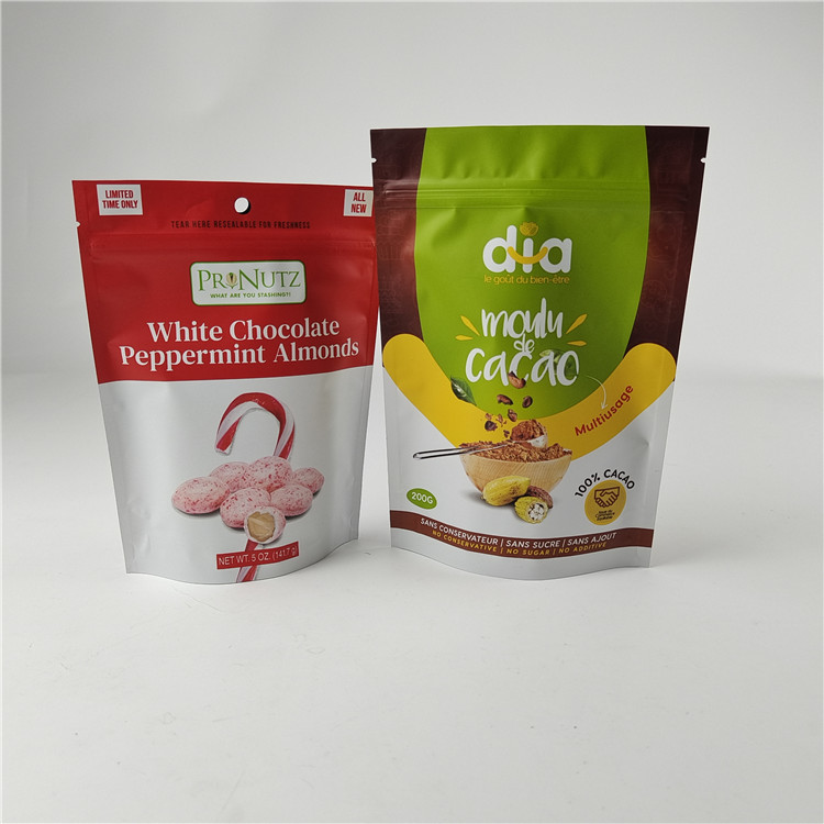 Wysokiej jakości niestandardowe drukowanie cyfrowe PE wielokrotnie używalne torba z zamkiem plastikowy stand up torebki Mylar