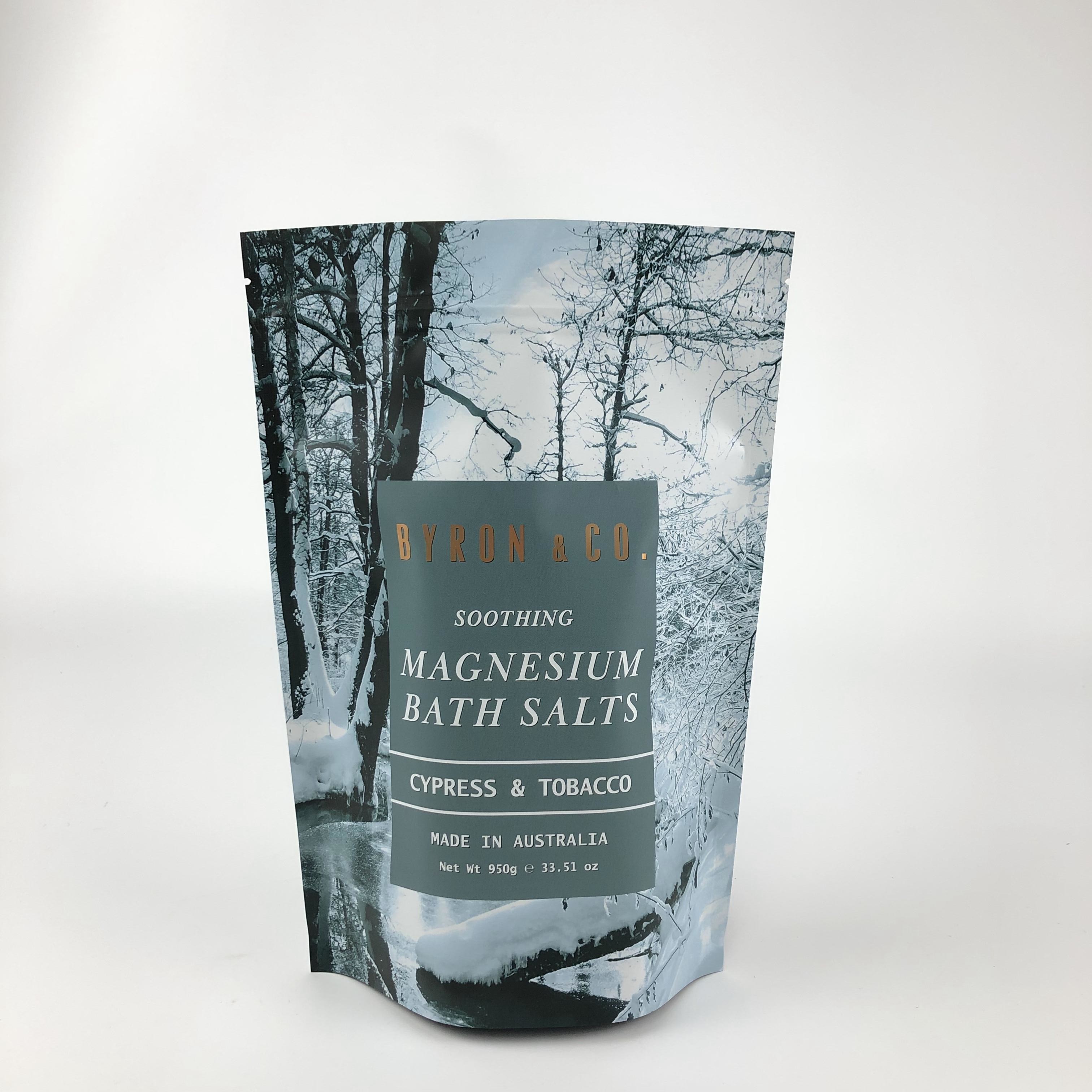 Różne rozmiary opakowania próbki folii do torebki z solą kąpielową Mylar w pozycji