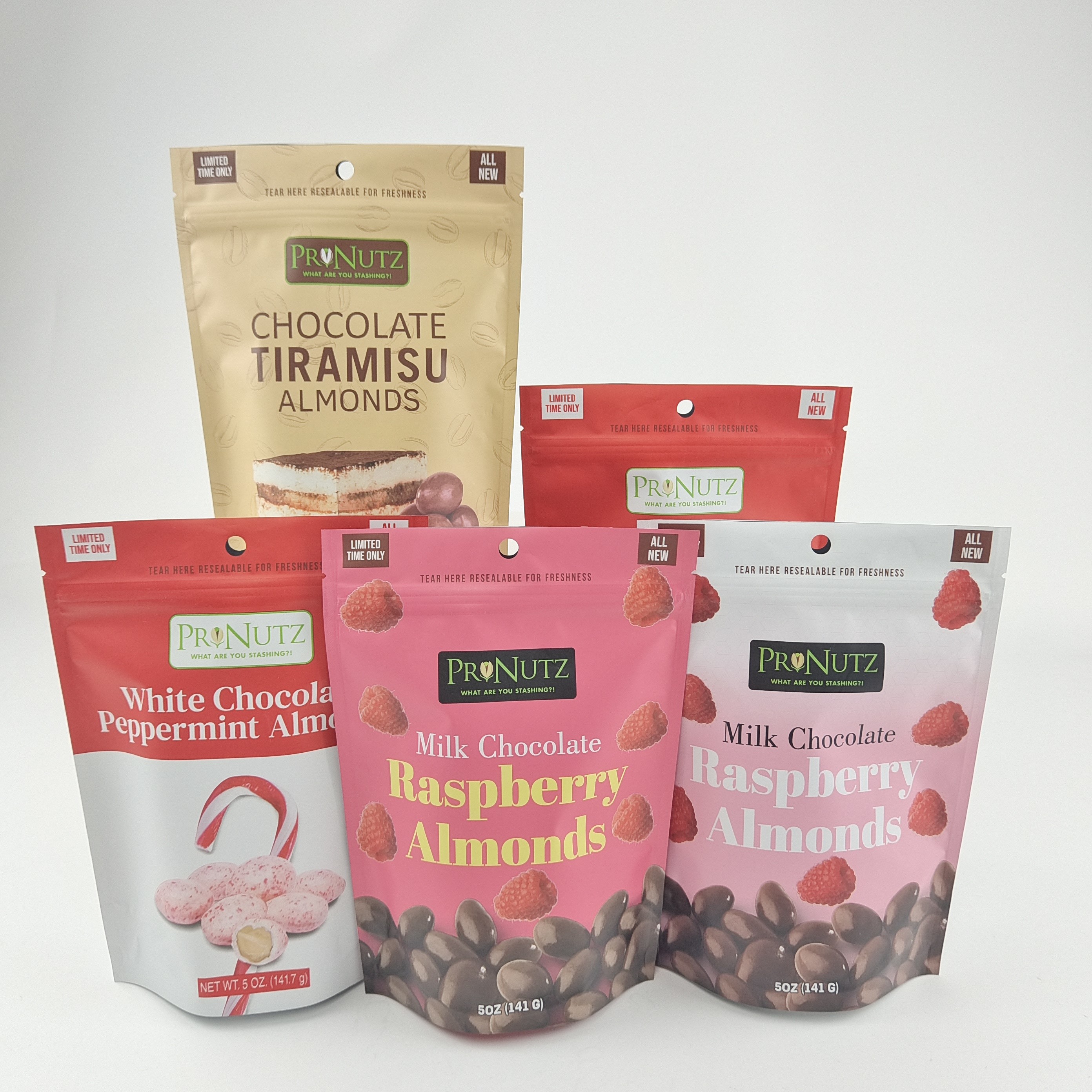 Niestandardowe logo prywatne Zipper Plastic Stand Up Zip Lock Packaging Bag Packs Jedliwe ciasteczka