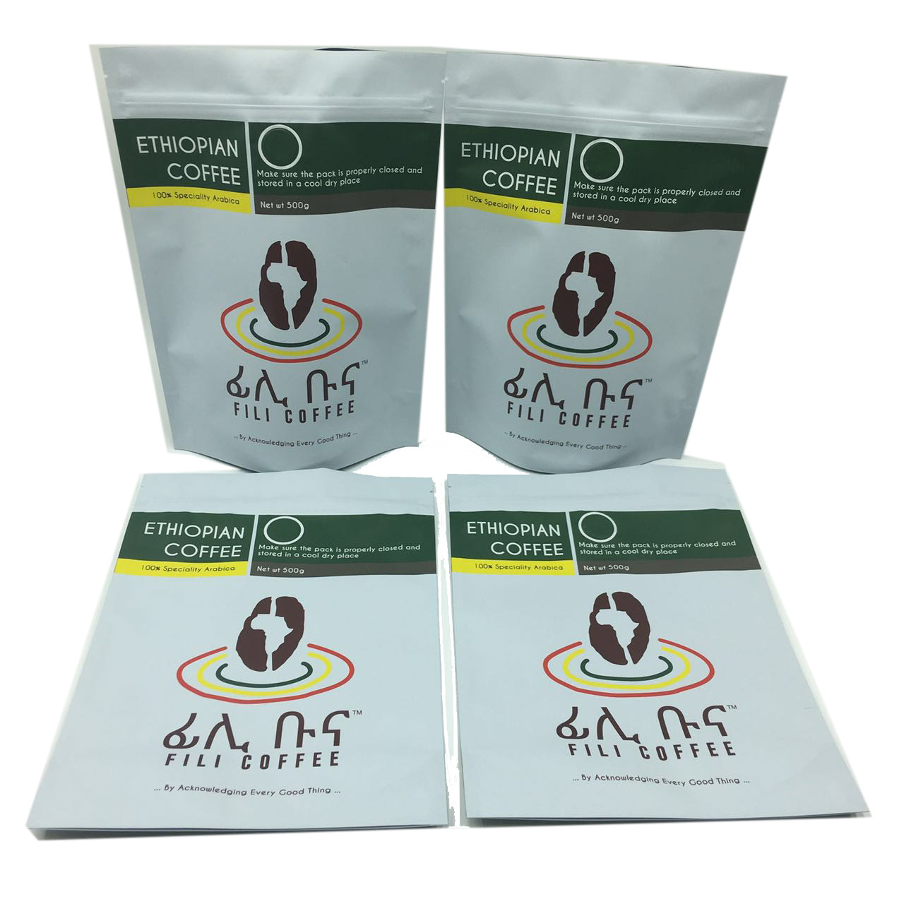 Matte Finish Foil Lineed Stand Up Torba do pakowania na zamek 500g