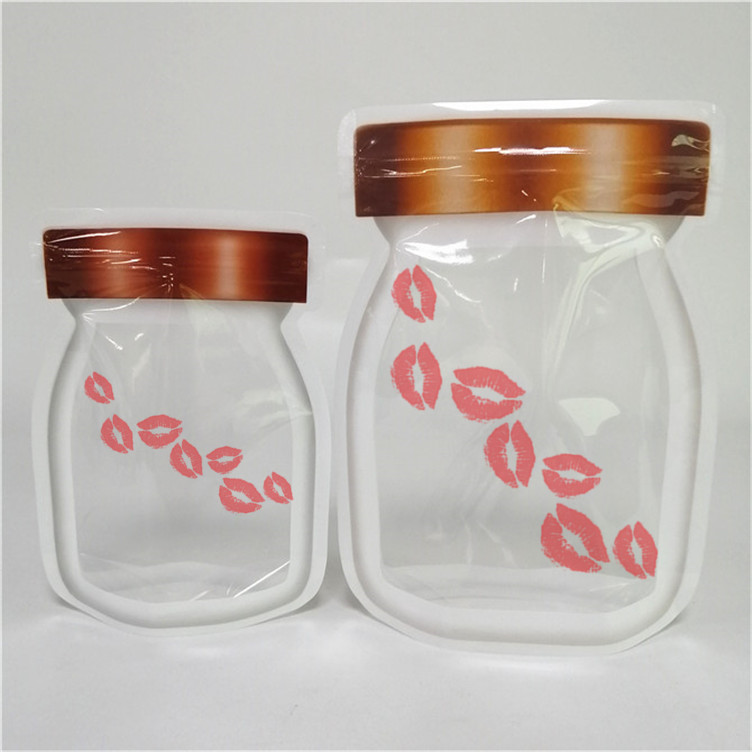 Nowy projekt Najlepiej sprzedający Gęstość niestandardowa Niestandardowe logo Drukowane Stojąco Zamknięta Torba Plastic Food Seal Packaging