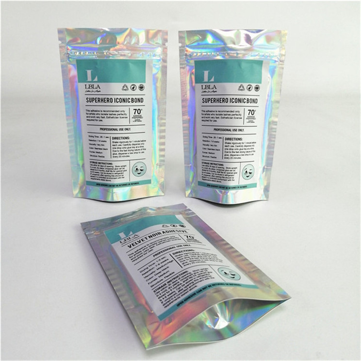 Sprzedaż hurtowa Niestandardowe Logo Drukowanie cyfrowe Plastic PET Gładkie Przystosowana Cena Stojące worki z zamkiem