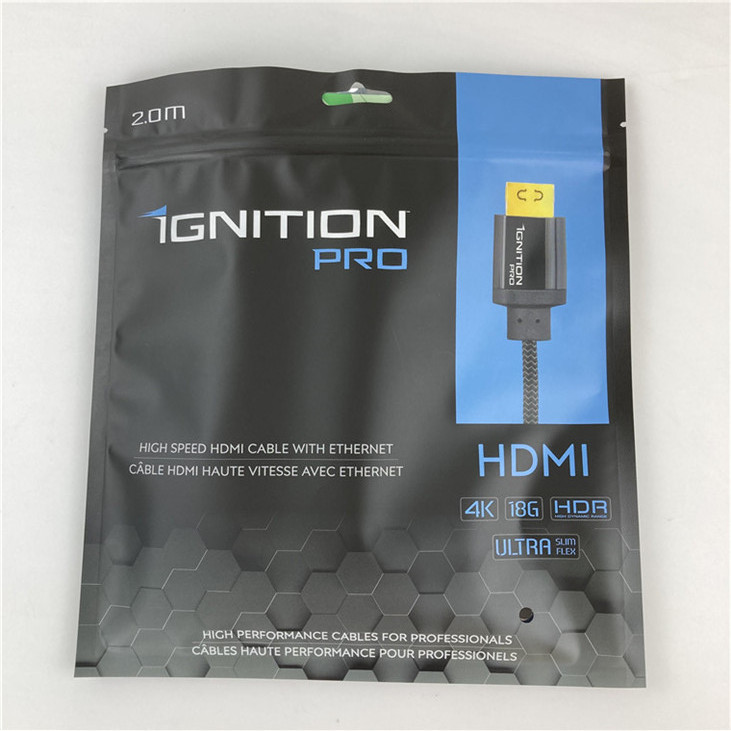 Trzystronne zamknięte worki opakowaniowe Mylar płaska torba z zamkiem akceptowane do 10 kolorów