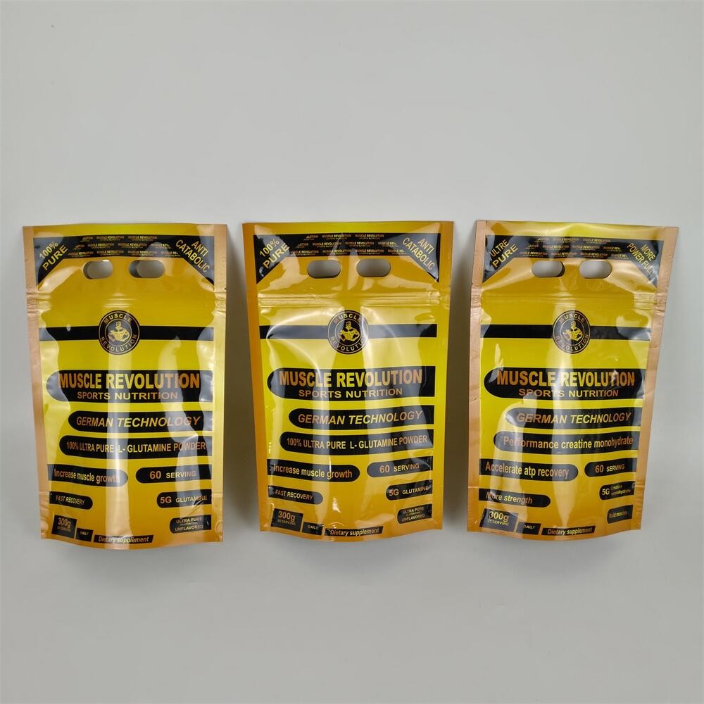 Protein Powder Ziplock Food Packaging Bags z cyfrowym drukiem plastikowym