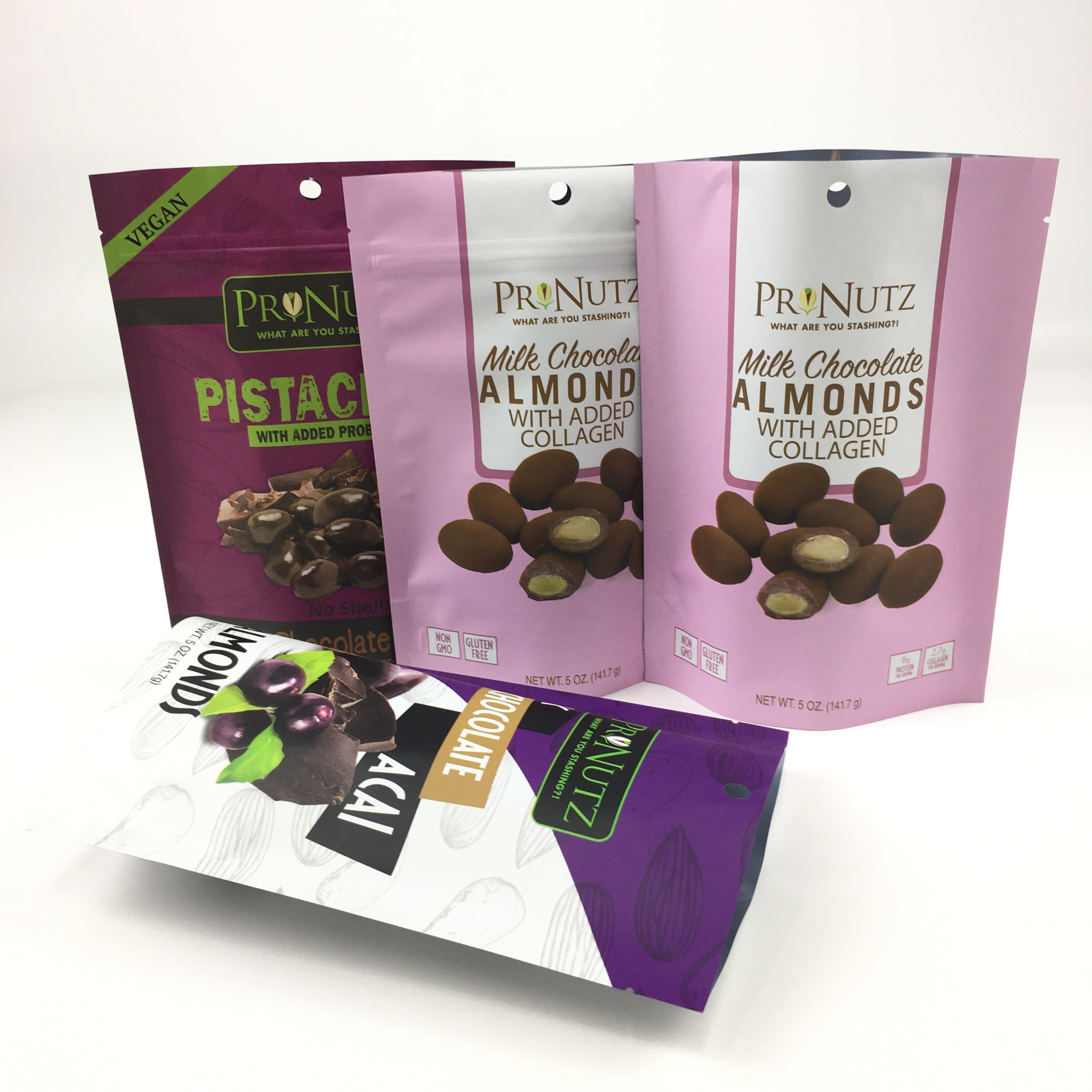 Niestandardowa Matte Stand Up Pouch Aluminium Foil Mylar Bag Powder Packaging