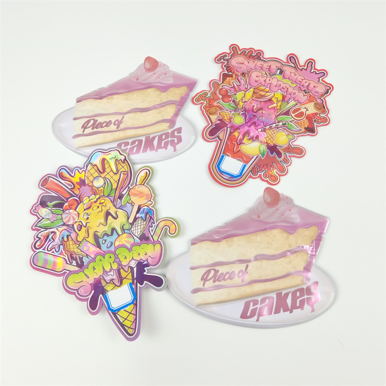 Wycinek 3,5 g specjalne torby ciasteczka cukierki przekąski stand up Zipper torba