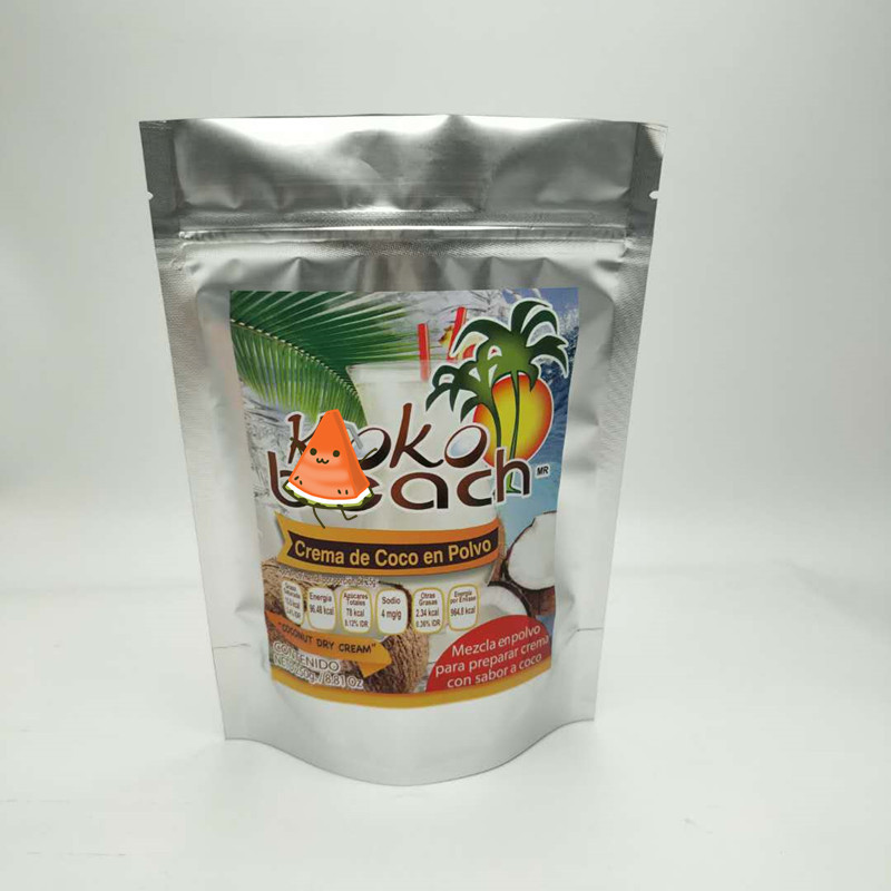 Niestandardowy rozmiar woreczków z tworzywa sztucznego, torba na stojąco z folii aluminiowej