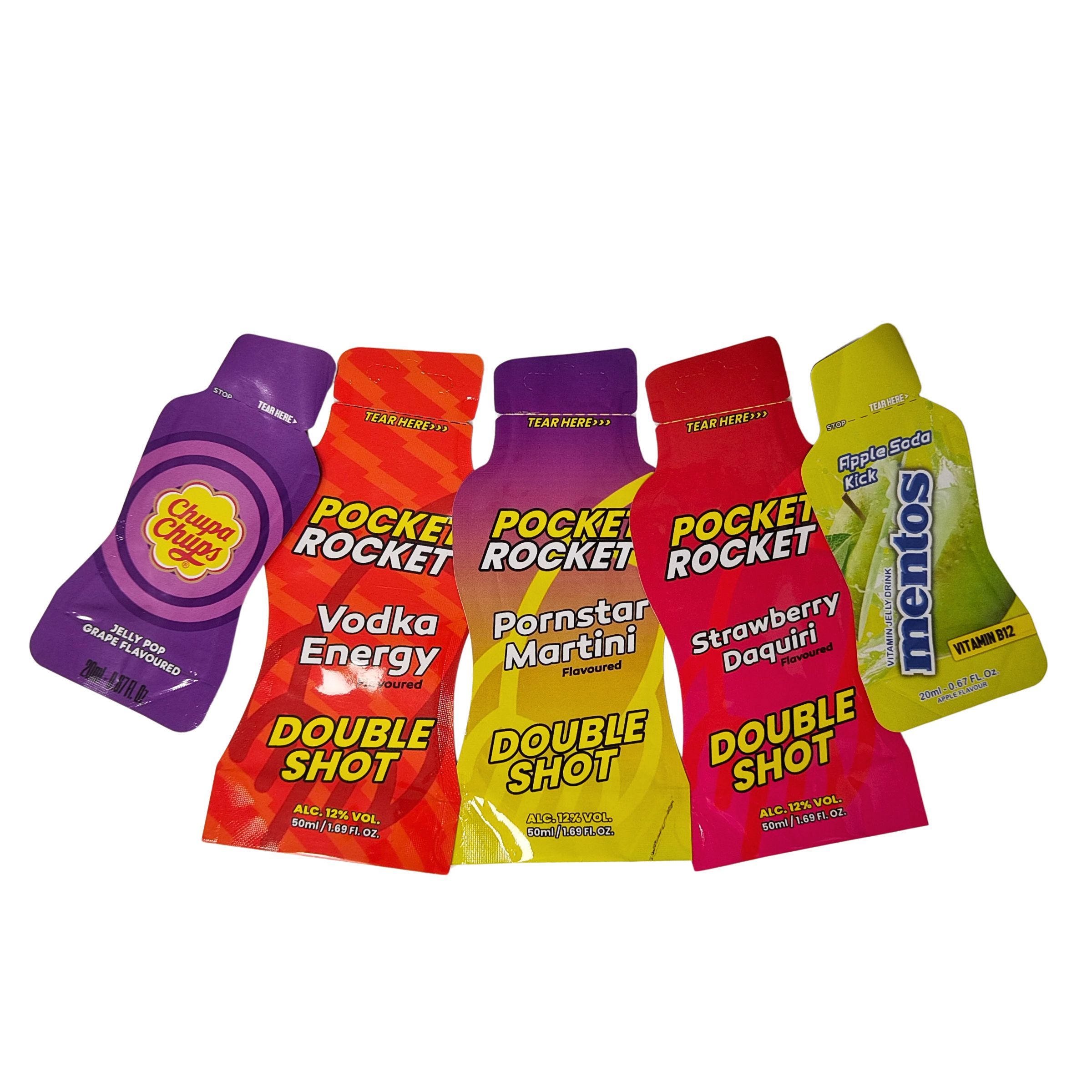 Niestandardowo wydrukowane holograficzne worki Mylar, opakowania biodegradowalne do zakładek z przekąskami