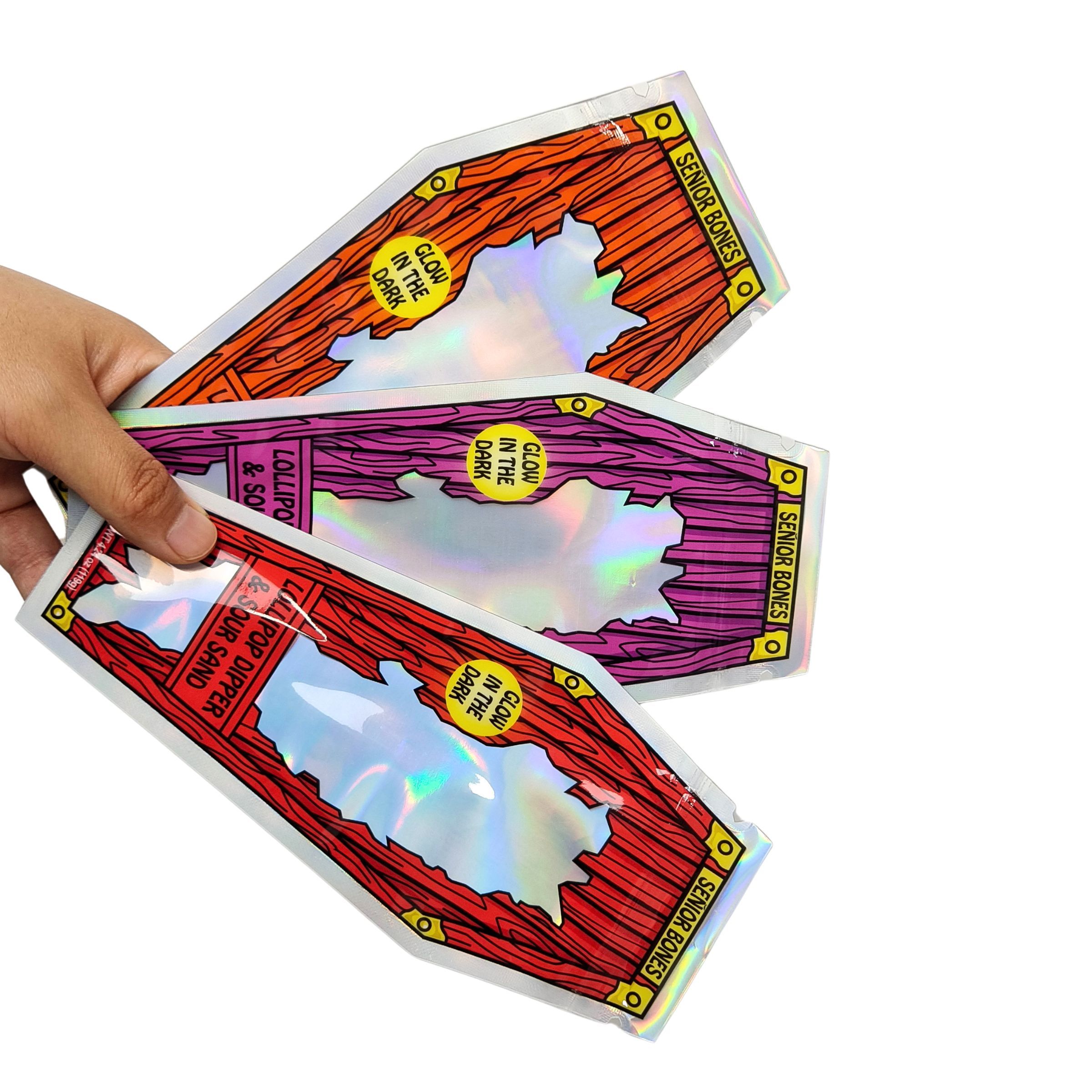 Tłuszcz z liści tytoniowych Cukierki ciasteczkowe Gummy Suche Blumenkraut Grabba Leaf Die Cut 3,5 g Mylar Bags