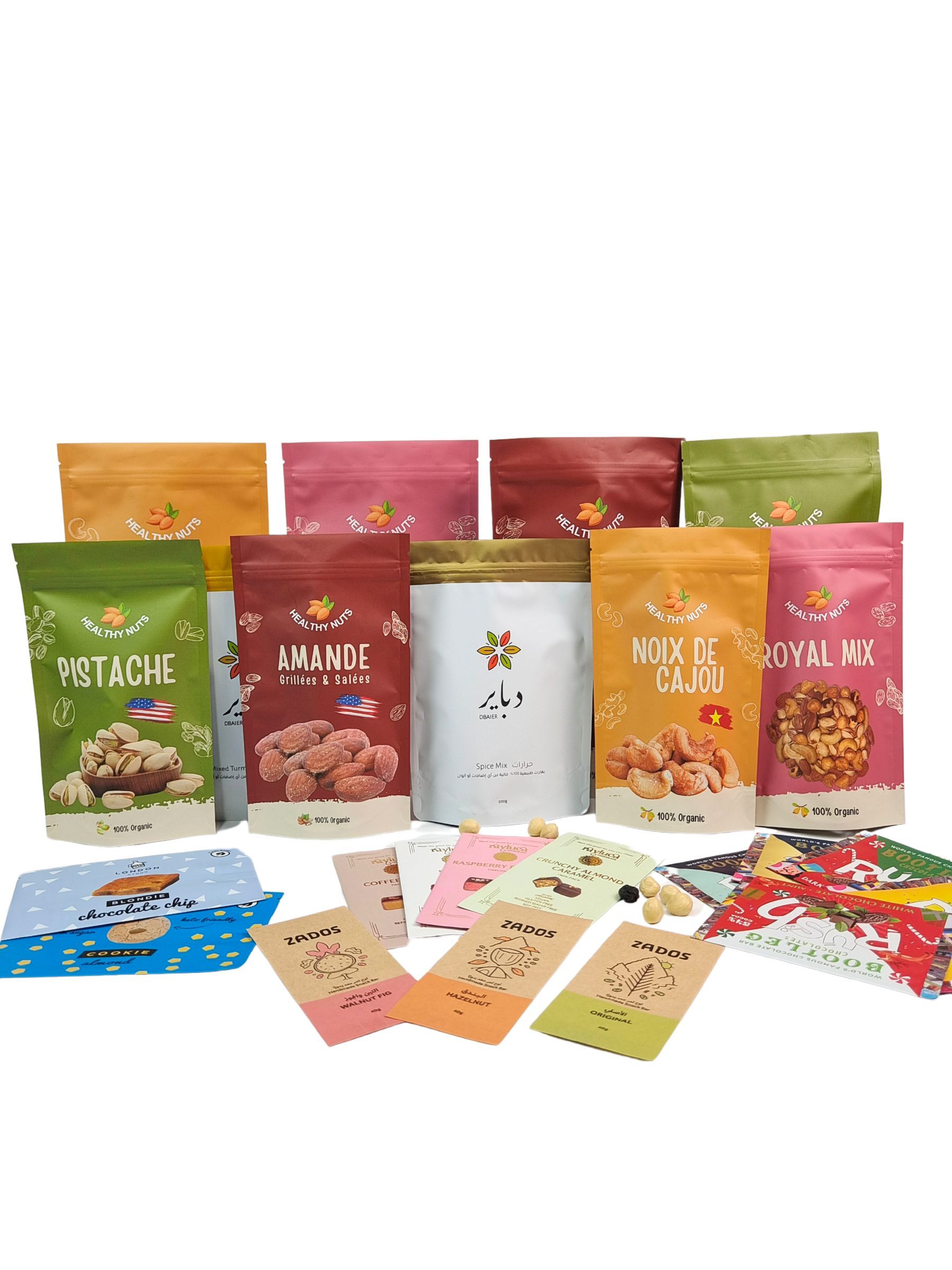 Biodegradowalna, spożywcza torebka do pakowania przekąsek, zgrzewana termicznie, z folii aluminiowej, z zamknięciem strunowym, do orzechów, herbaty, kawy, karmy dla zwierząt