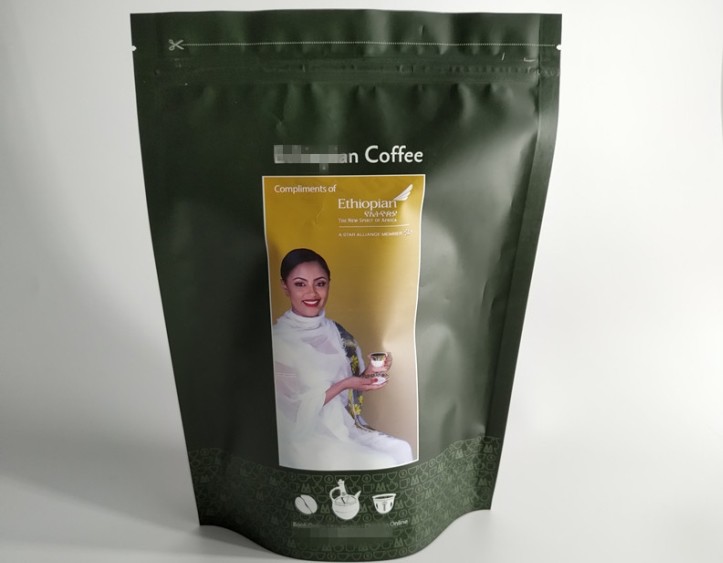 Laminowane niestandardowe plastikowe woreczki Opakowanie Zipper Top Sealing With Valve