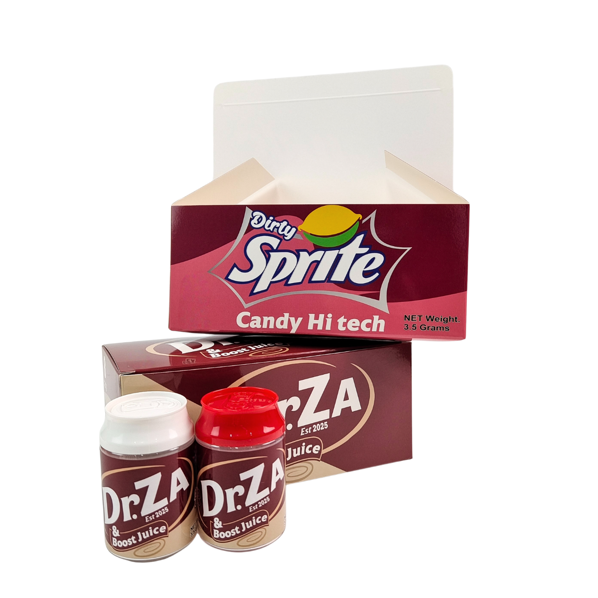 PET plastikowy pudełko z jedzeniem 3,5 g słodyczy sodnej z skręconą pokrywą