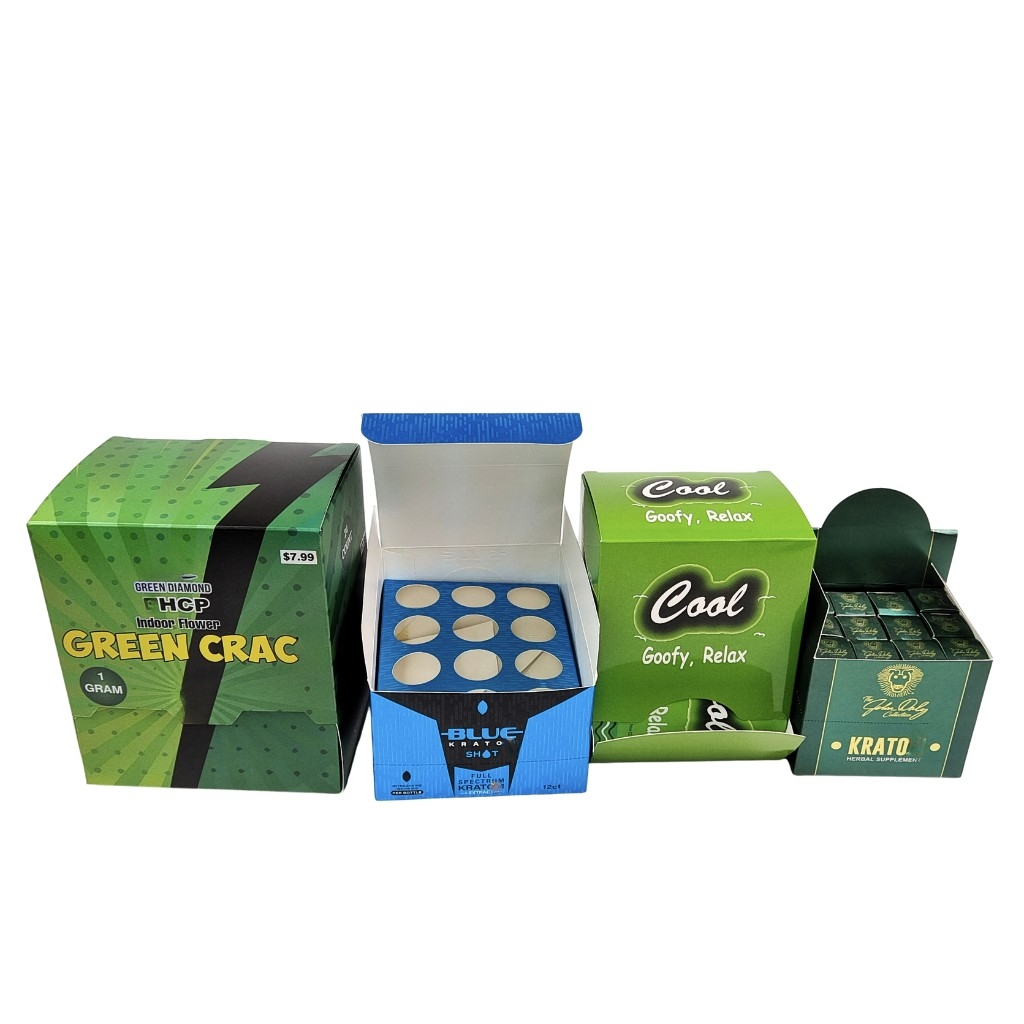 Papier Kraft do recyklingu Kraft Kraft Pudełko do przekąsek do ciasteczek Bar energetyczny Karton kosmetyczny Wyświetlacz opakowania Gąbka